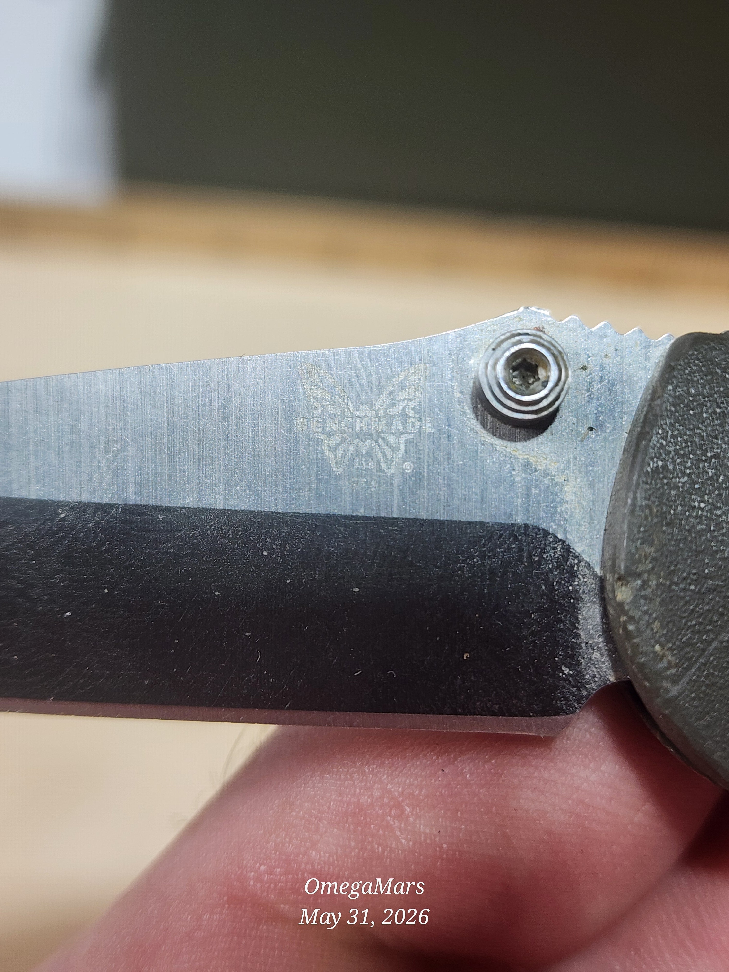 BENCHMADE 556-154CM Mini Griptilian - Light Usage - #22Gr