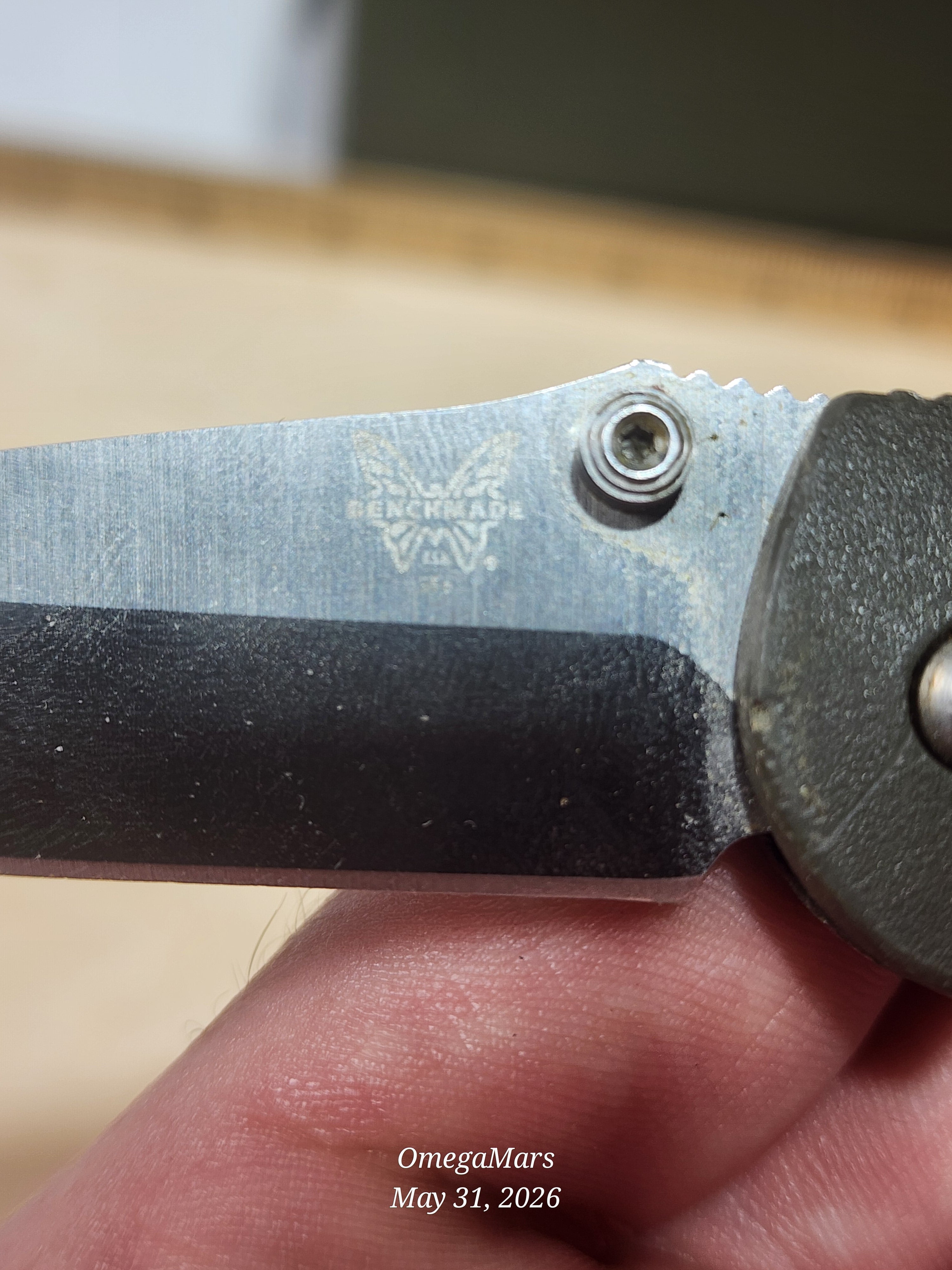 BENCHMADE 556-154CM Mini Griptilian - Light Usage - #22Gr