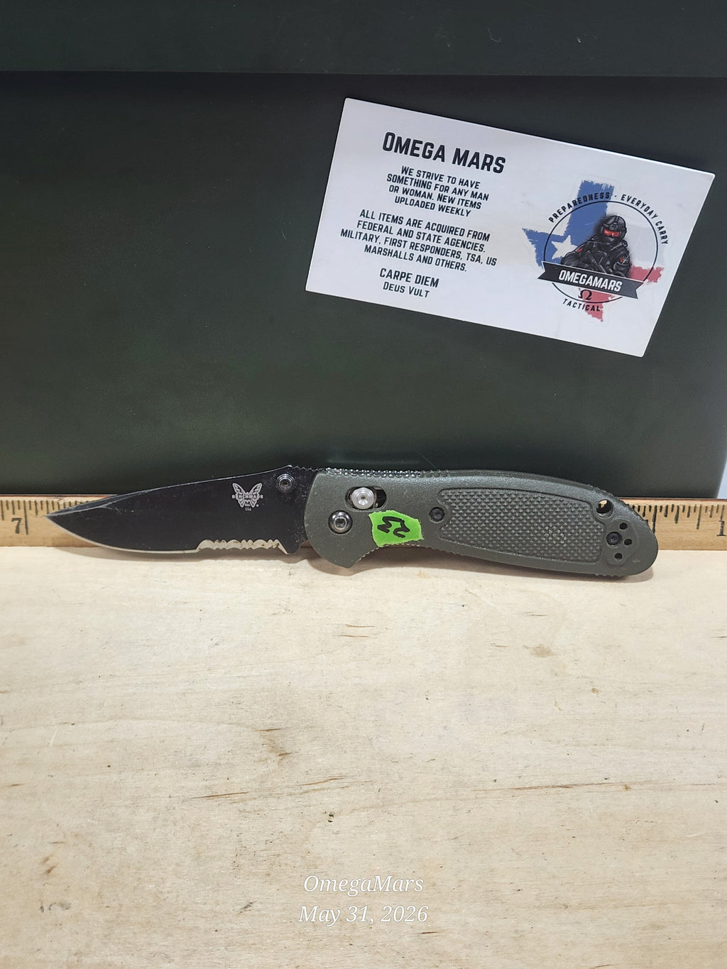 BENCHMADE 556-154CM Mini Griptilian - Light Usage - #23Gr