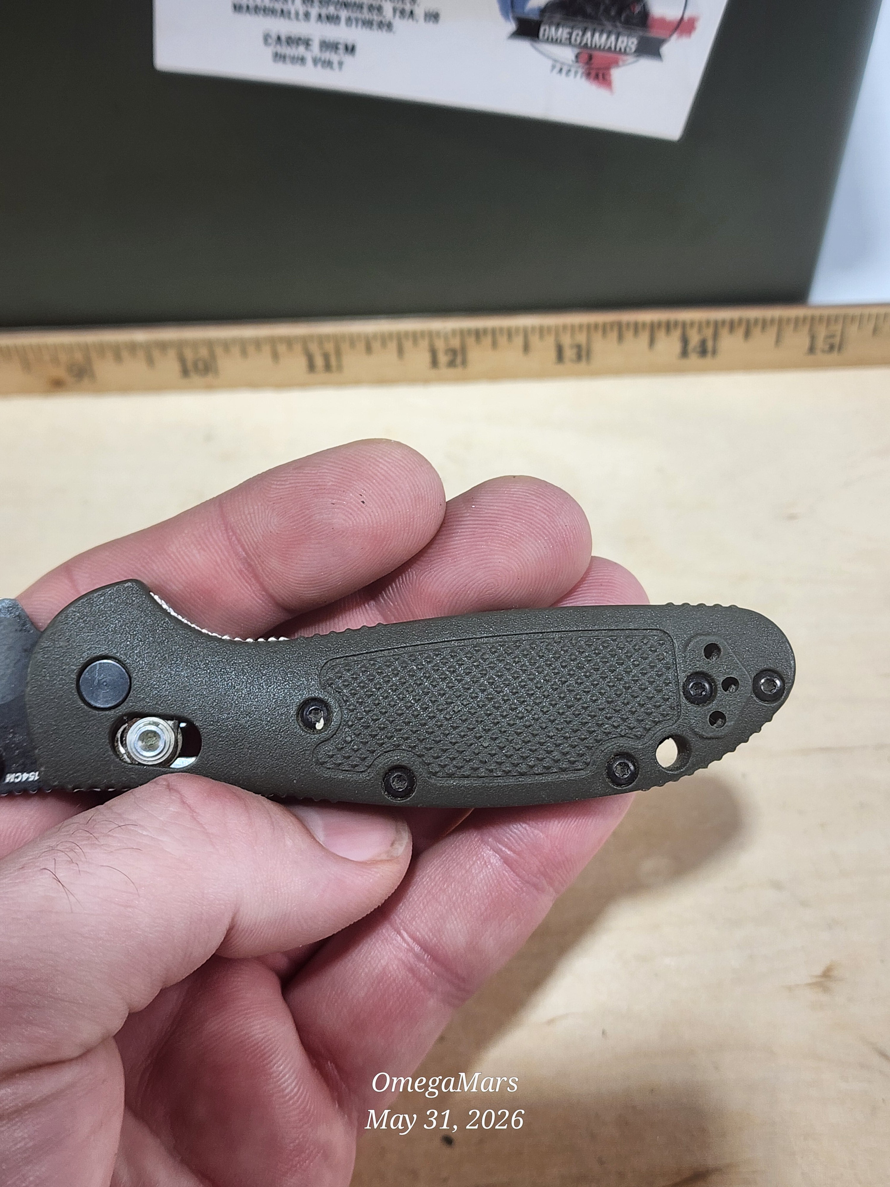 BENCHMADE 556-154CM Mini Griptilian - Light Usage - #23Gr