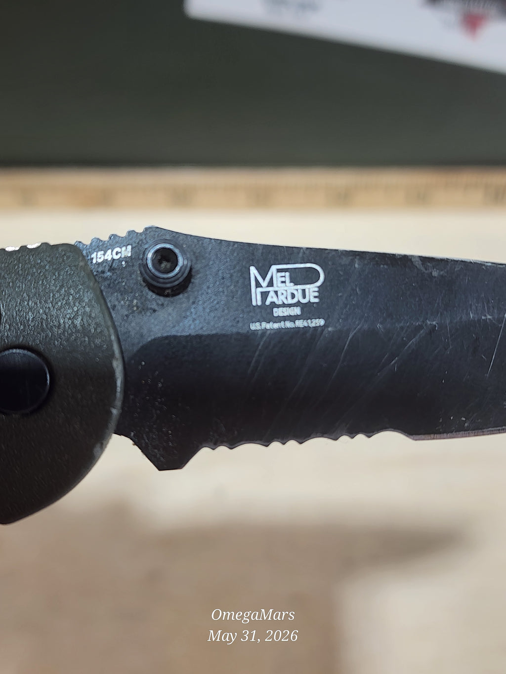 BENCHMADE 556-154CM Mini Griptilian - Light Usage - #23Gr