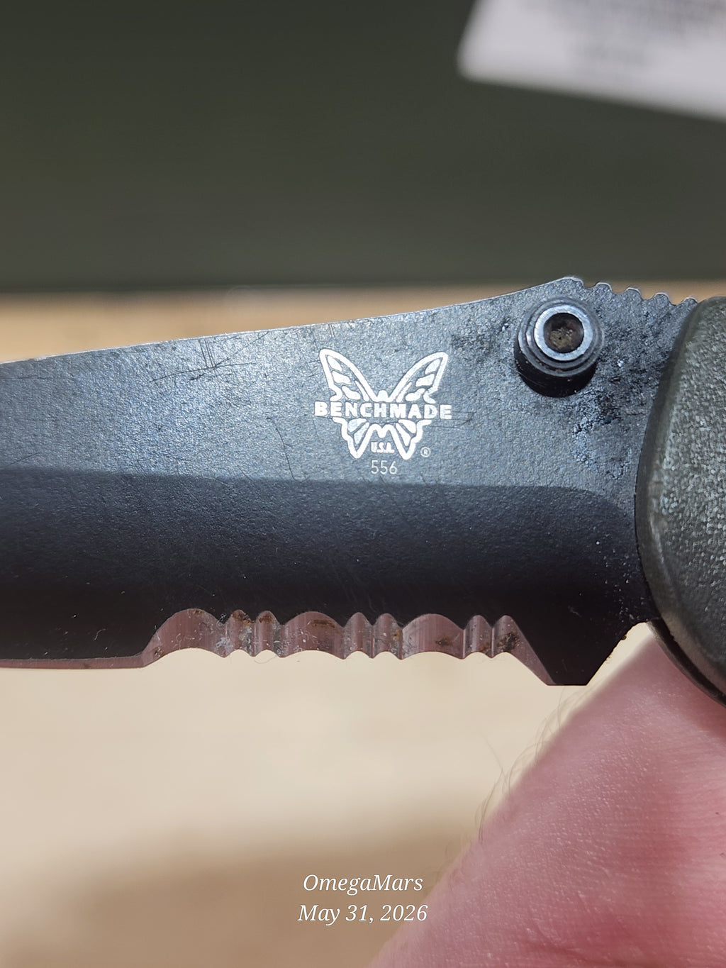 BENCHMADE 556-154CM Mini Griptilian - Light Usage - #23Gr