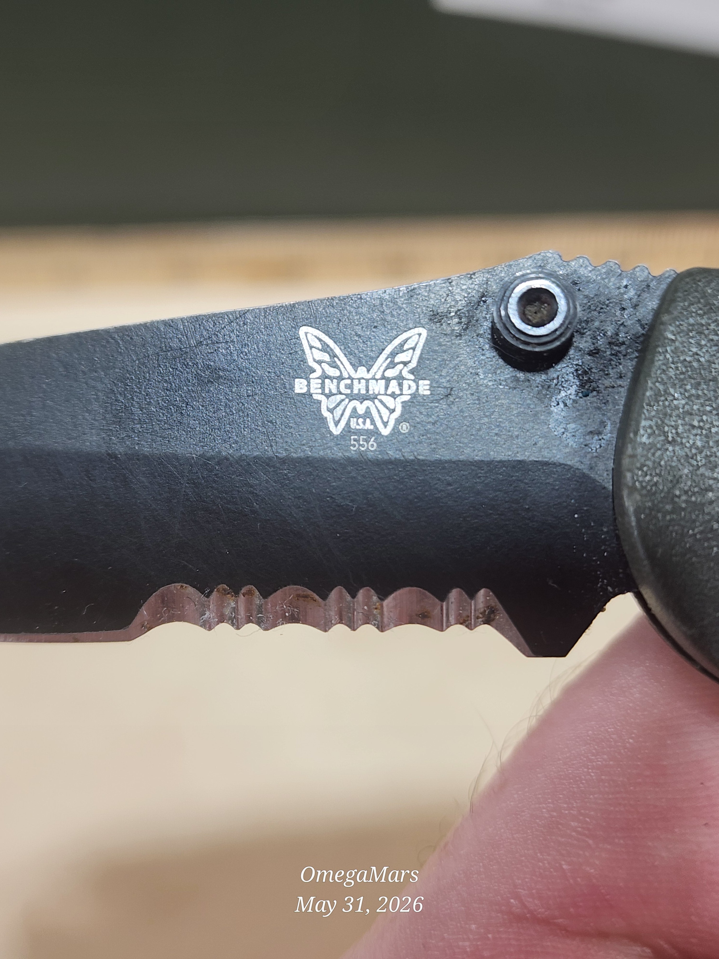 BENCHMADE 556-154CM Mini Griptilian - Light Usage - #23Gr