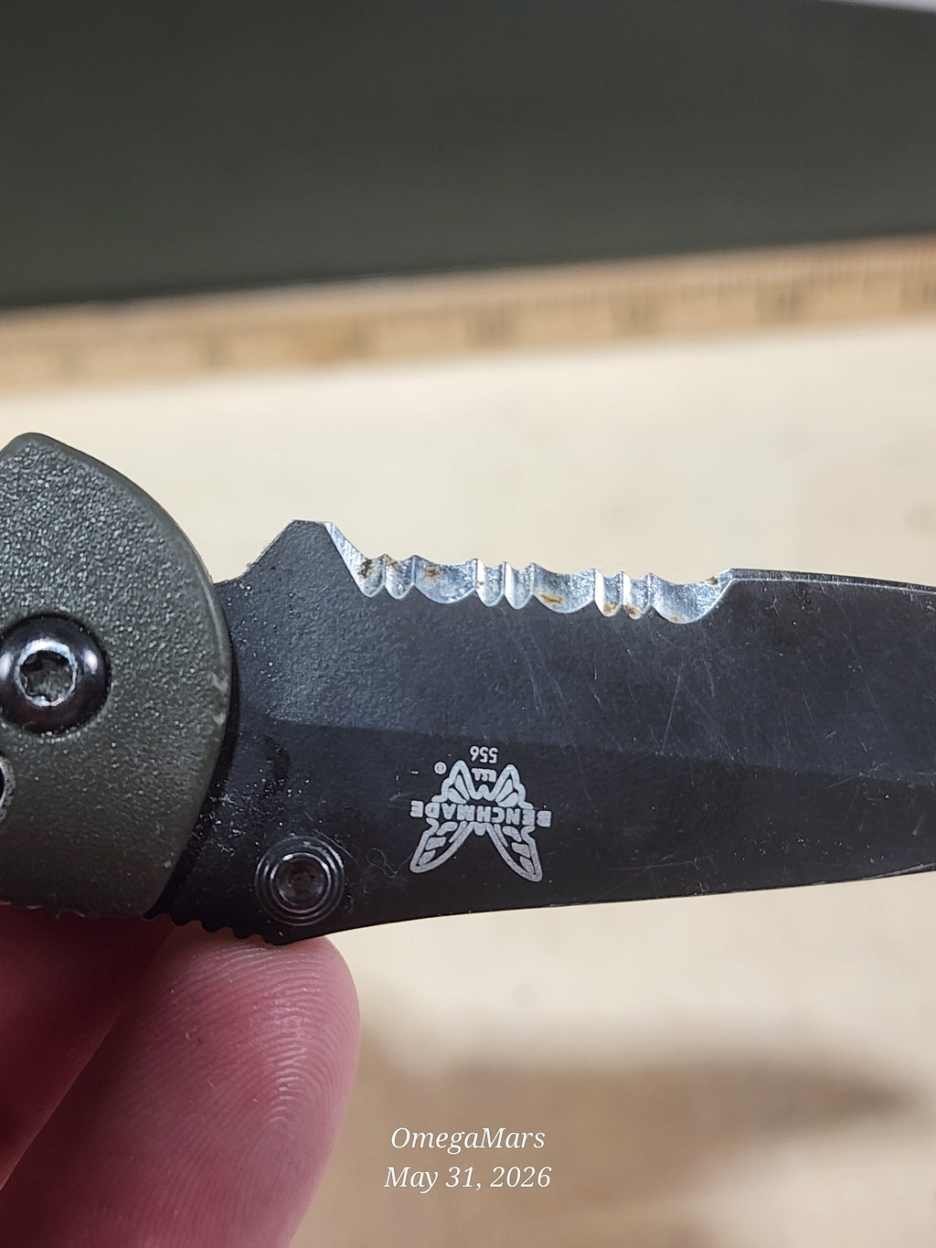 BENCHMADE 556-154CM Mini Griptilian - Light Usage - #23Gr