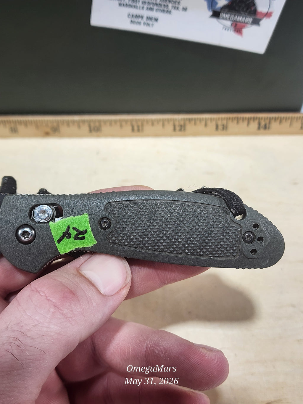 BENCHMADE 556-S30V Mini Griptilian - Light Usage - #24Gr