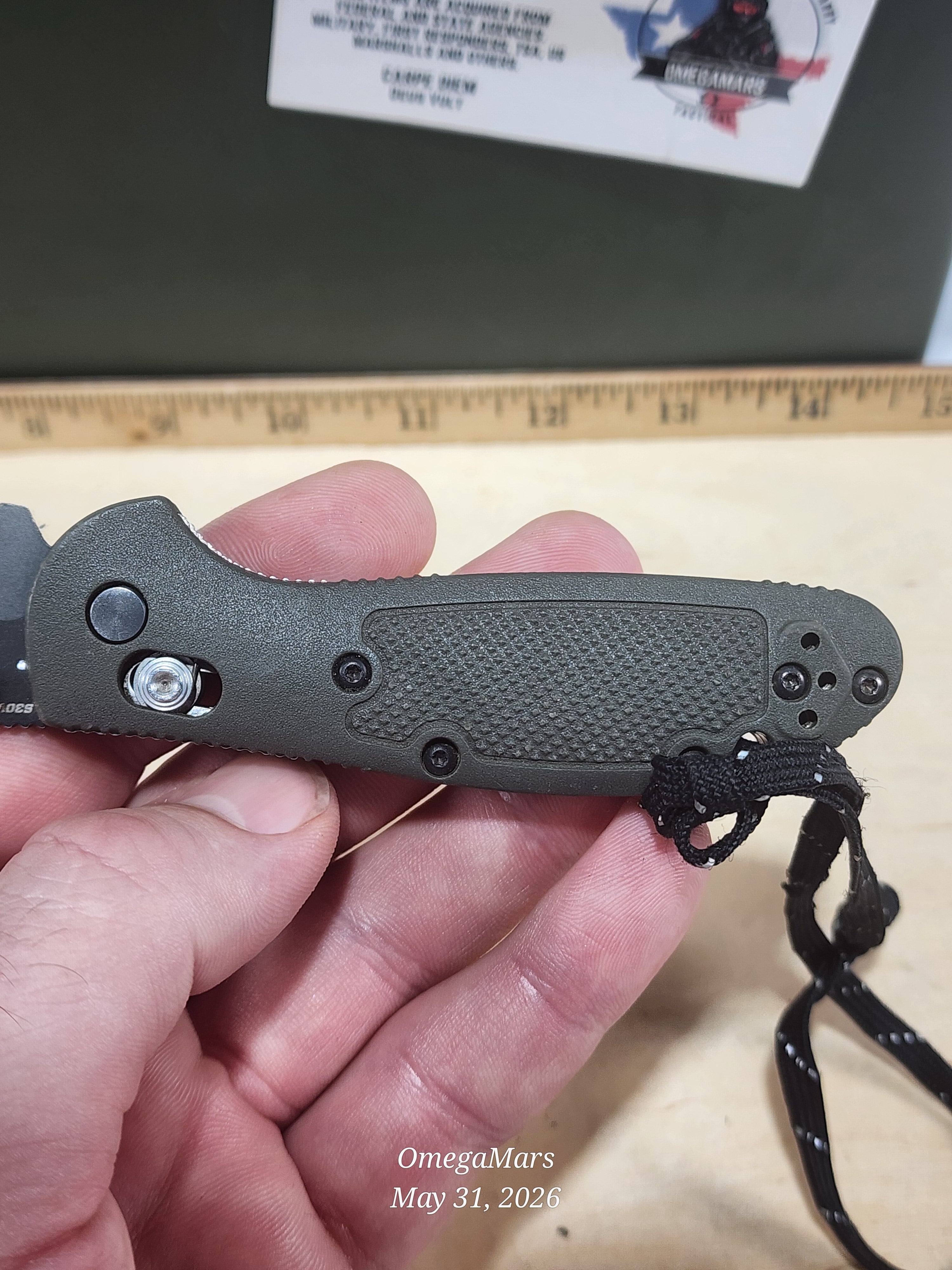 BENCHMADE 556-S30V Mini Griptilian - Light Usage - #24Gr