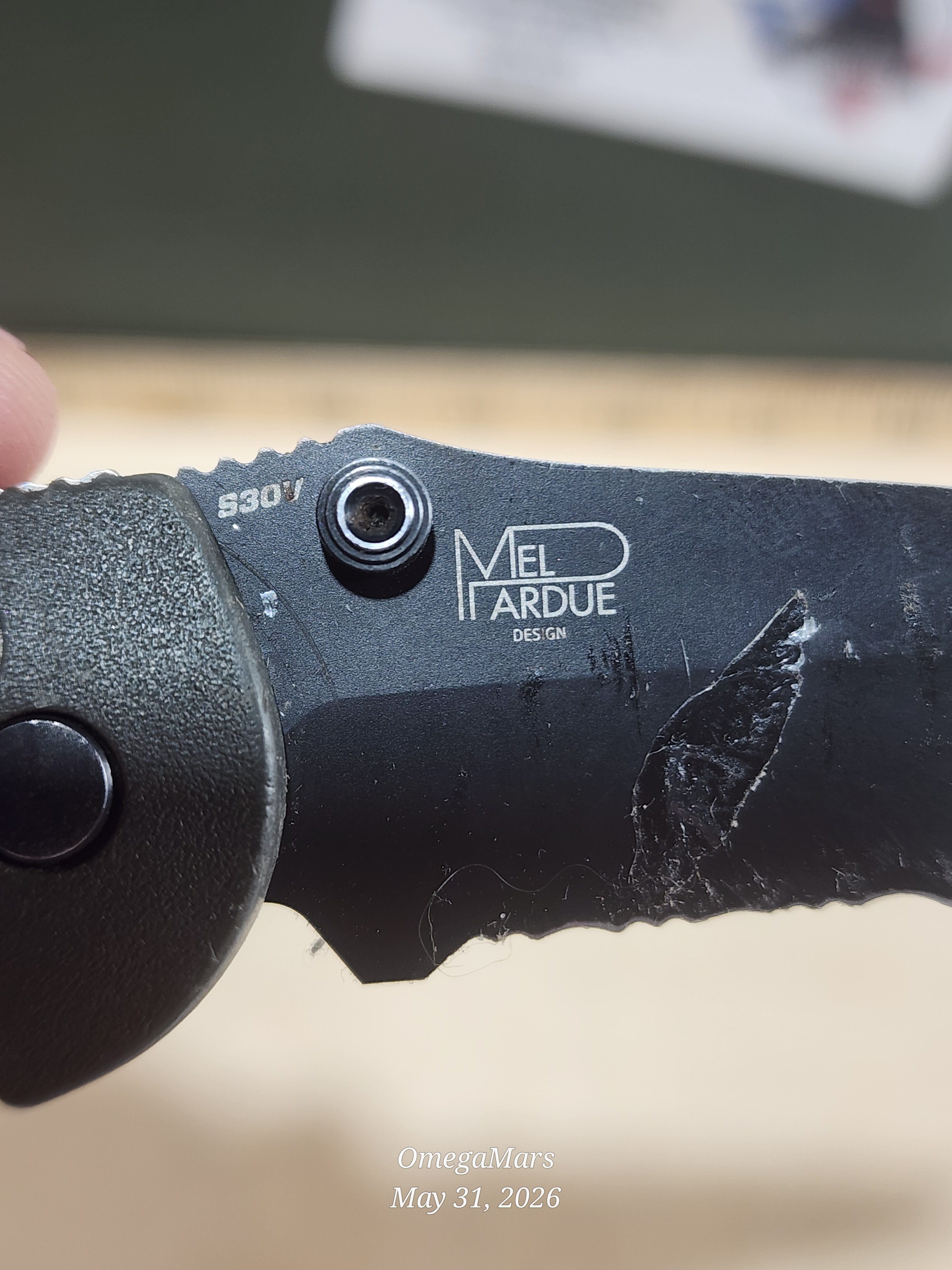 BENCHMADE 556-S30V Mini Griptilian - Light Usage - #24Gr