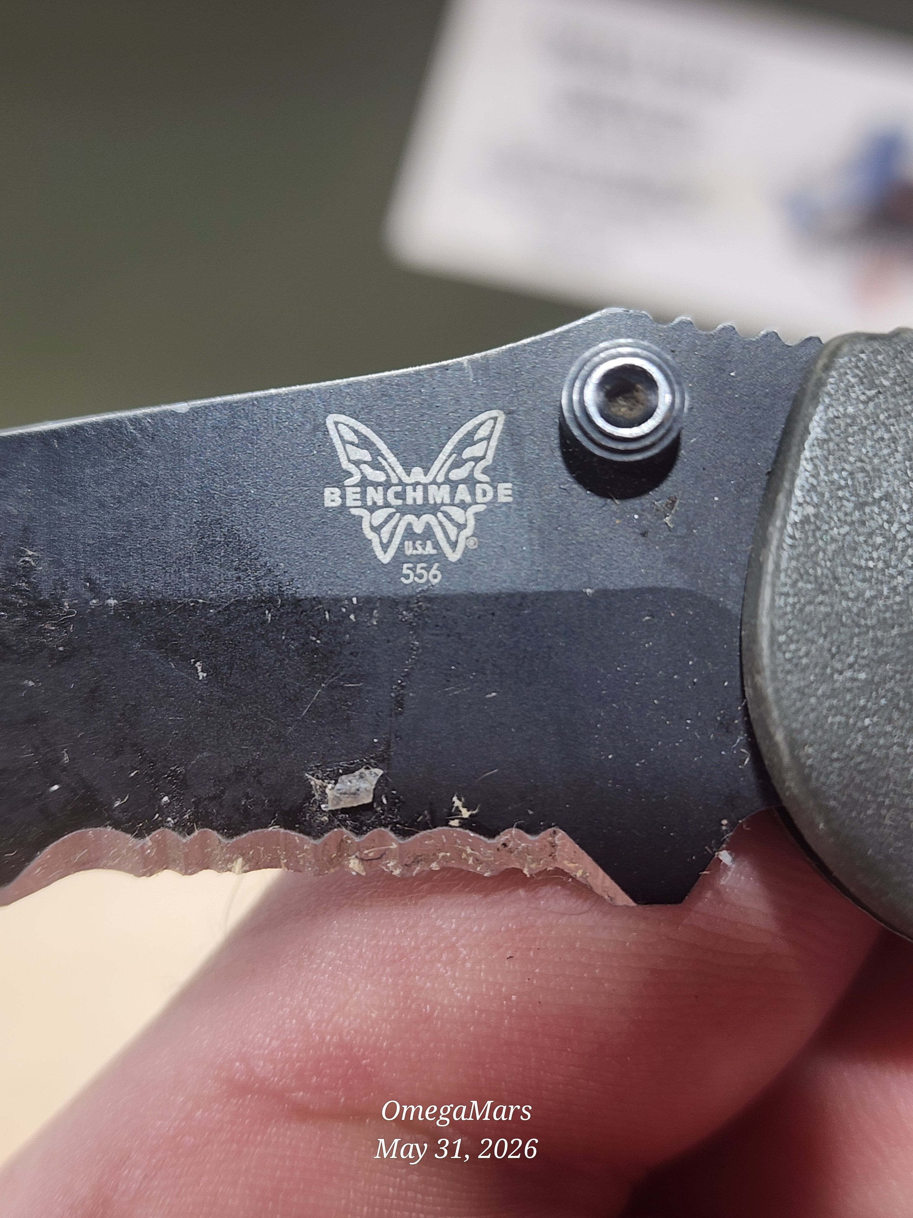 BENCHMADE 556-S30V Mini Griptilian - Light Usage - #24Gr