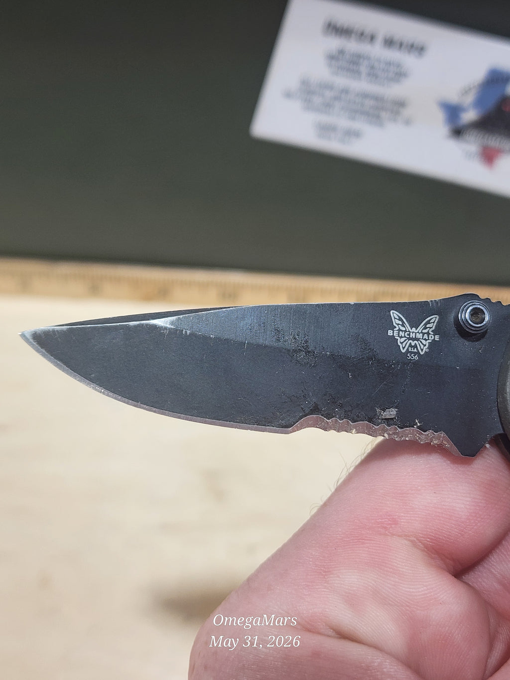 BENCHMADE 556-S30V Mini Griptilian - Light Usage - #24Gr