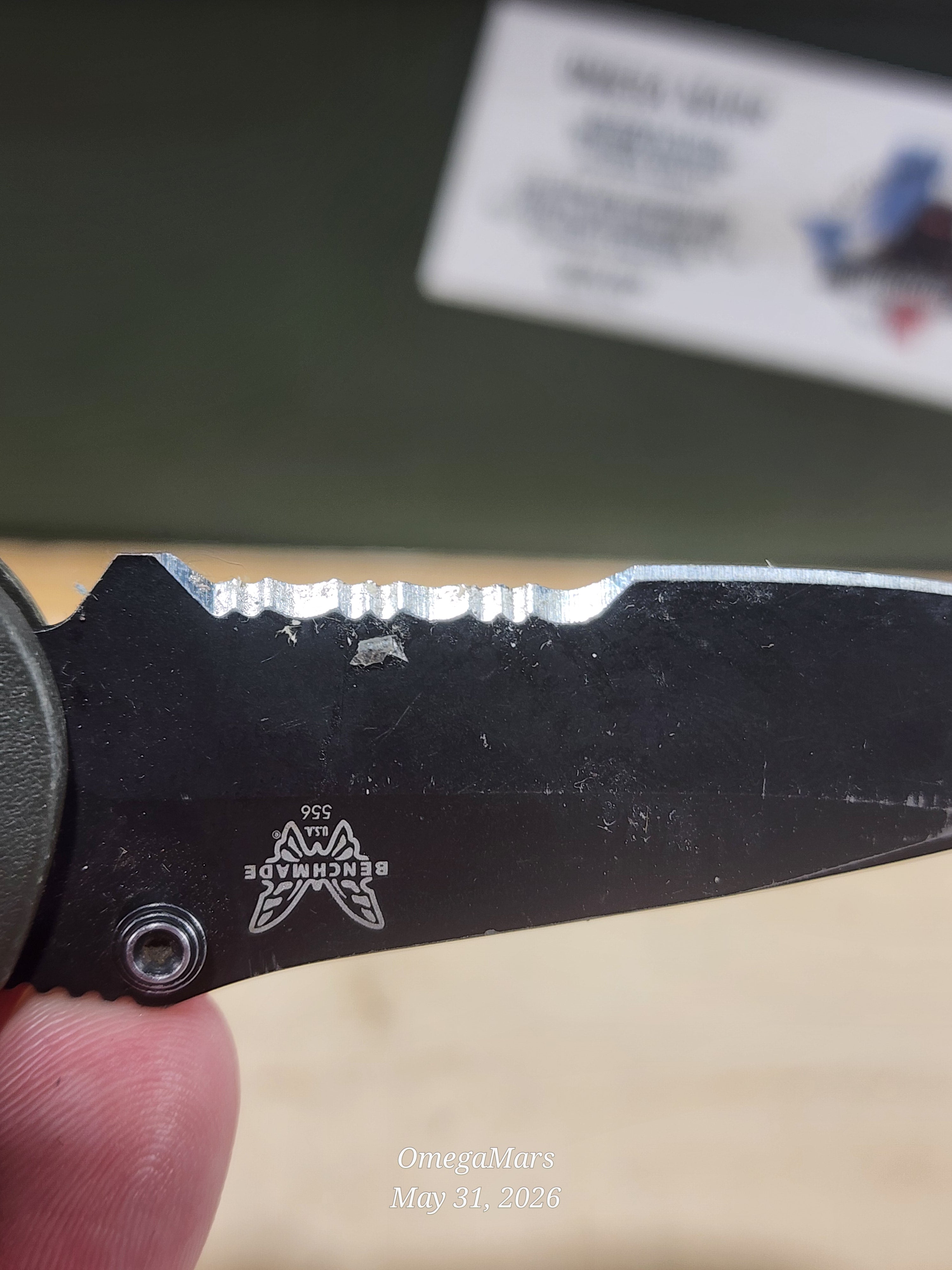 BENCHMADE 556-S30V Mini Griptilian - Light Usage - #24Gr