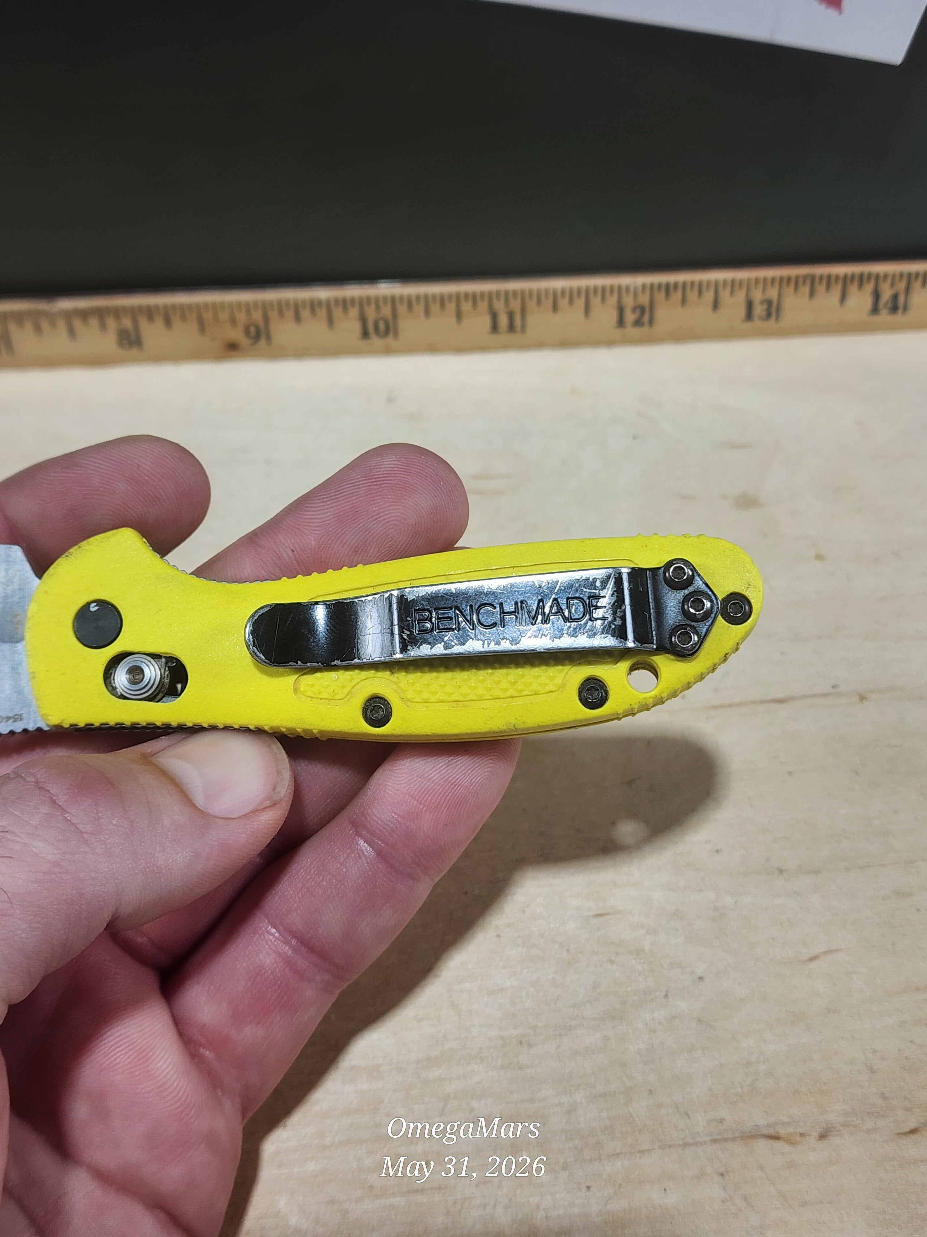BENCHMADE 555-154CM Mini Griptilian - Light Usage - #25Gr