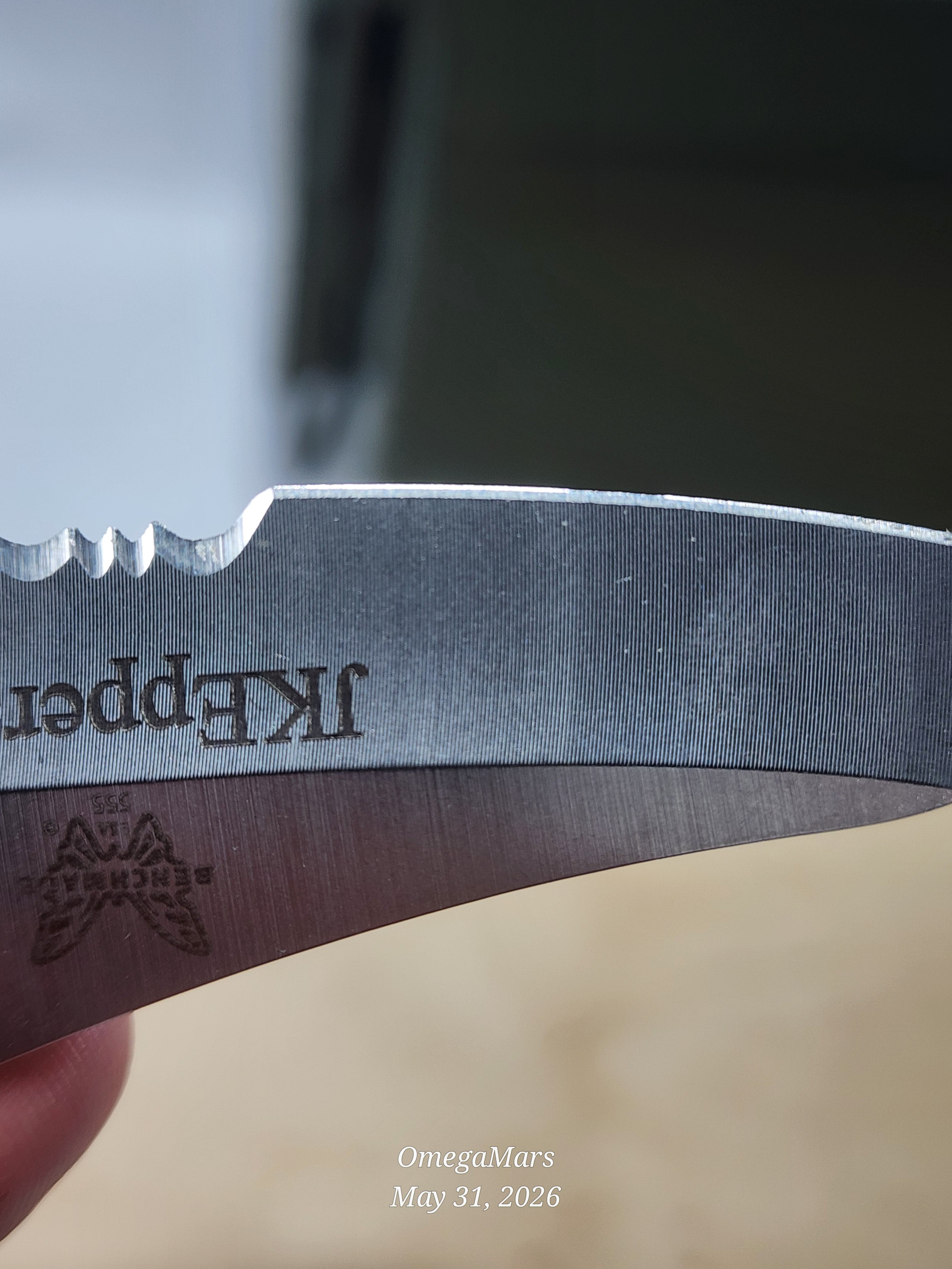BENCHMADE 555-154CM Mini Griptilian - Light Usage - #25Gr