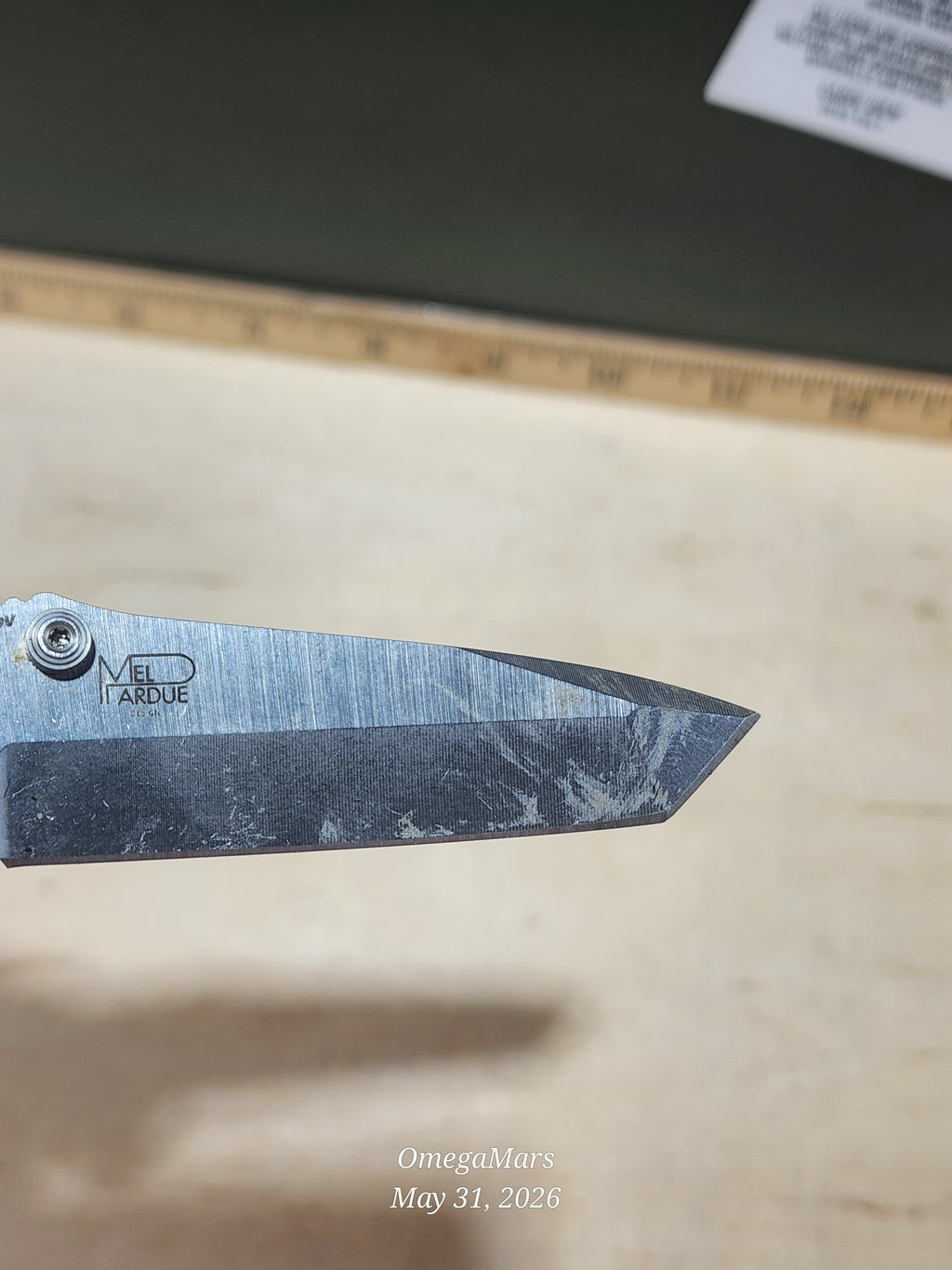 BENCHMADE 557 - S30V - Mini Griptilain Tanto - Light Usage/Dirty - #27Gr
