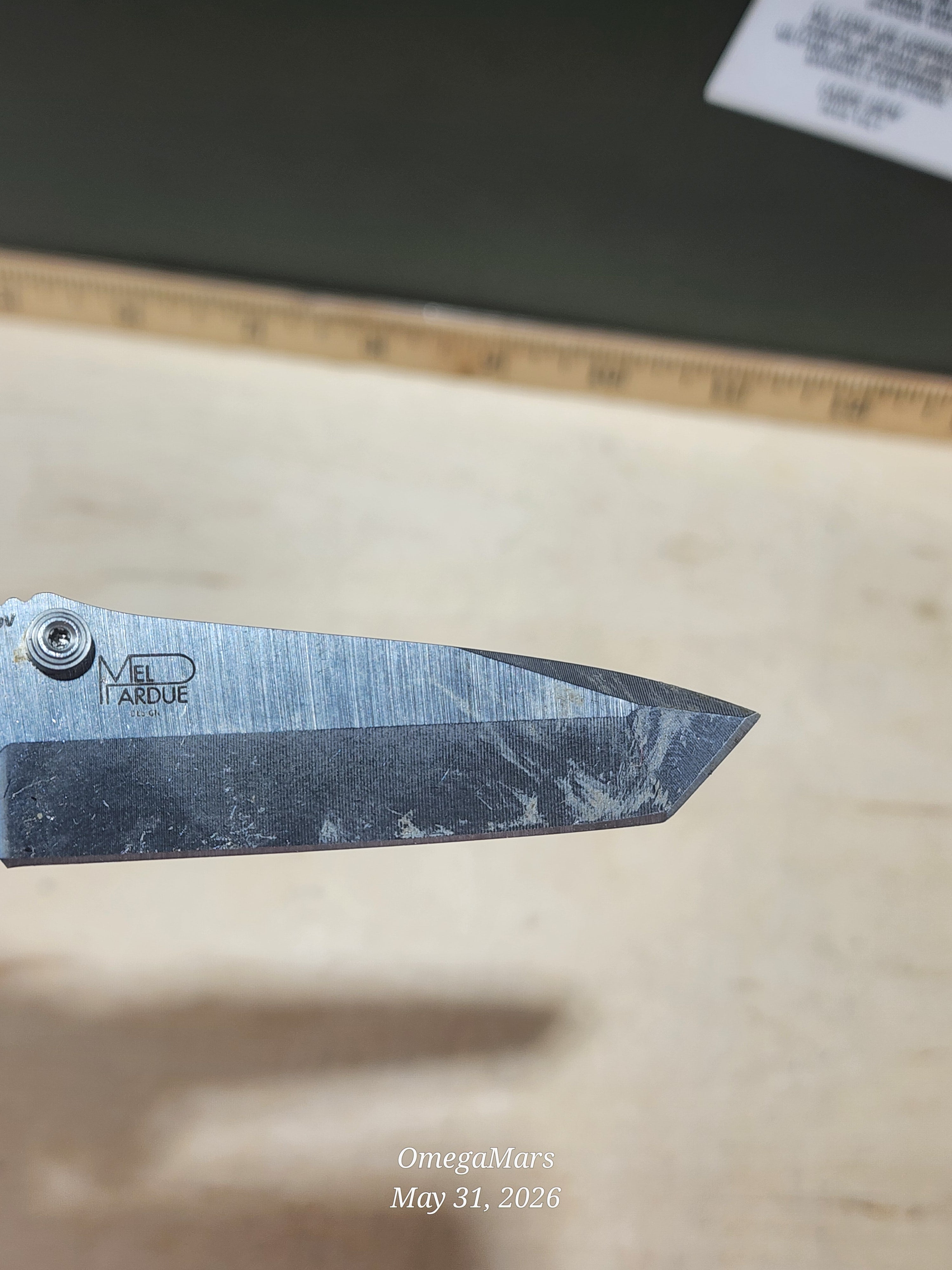 BENCHMADE 557 - S30V - Mini Griptilain Tanto - Light Usage/Dirty - #27Gr