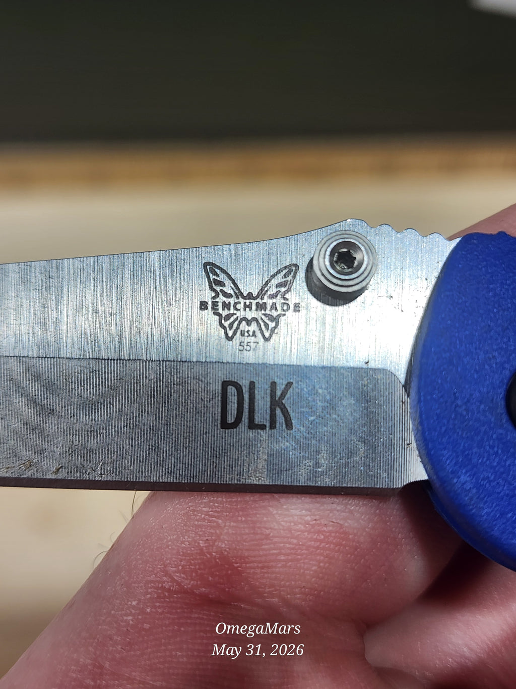 BENCHMADE 557 - S30V - Mini Griptilain Tanto - Light Usage/Dirty - #27Gr