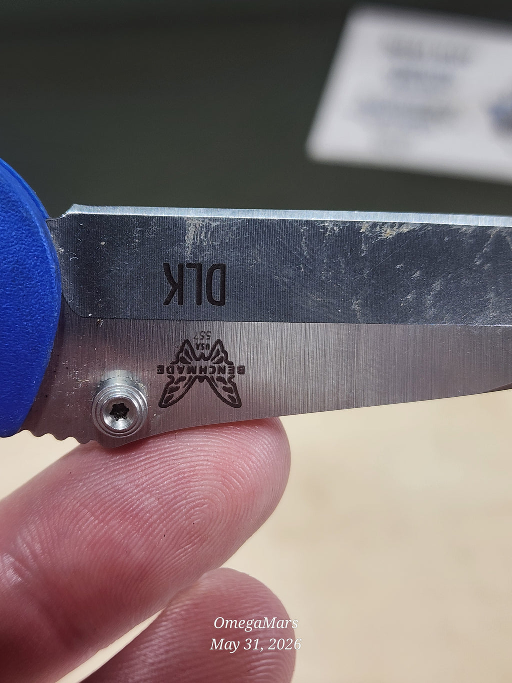 BENCHMADE 557 - S30V - Mini Griptilain Tanto - Light Usage/Dirty - #27Gr