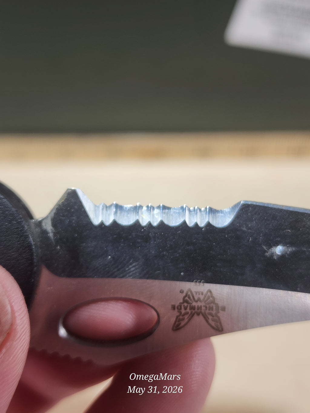 BENCHMADE 555 - 440C - Mini Griptilain - Light Usage/Dirty - #28Gr