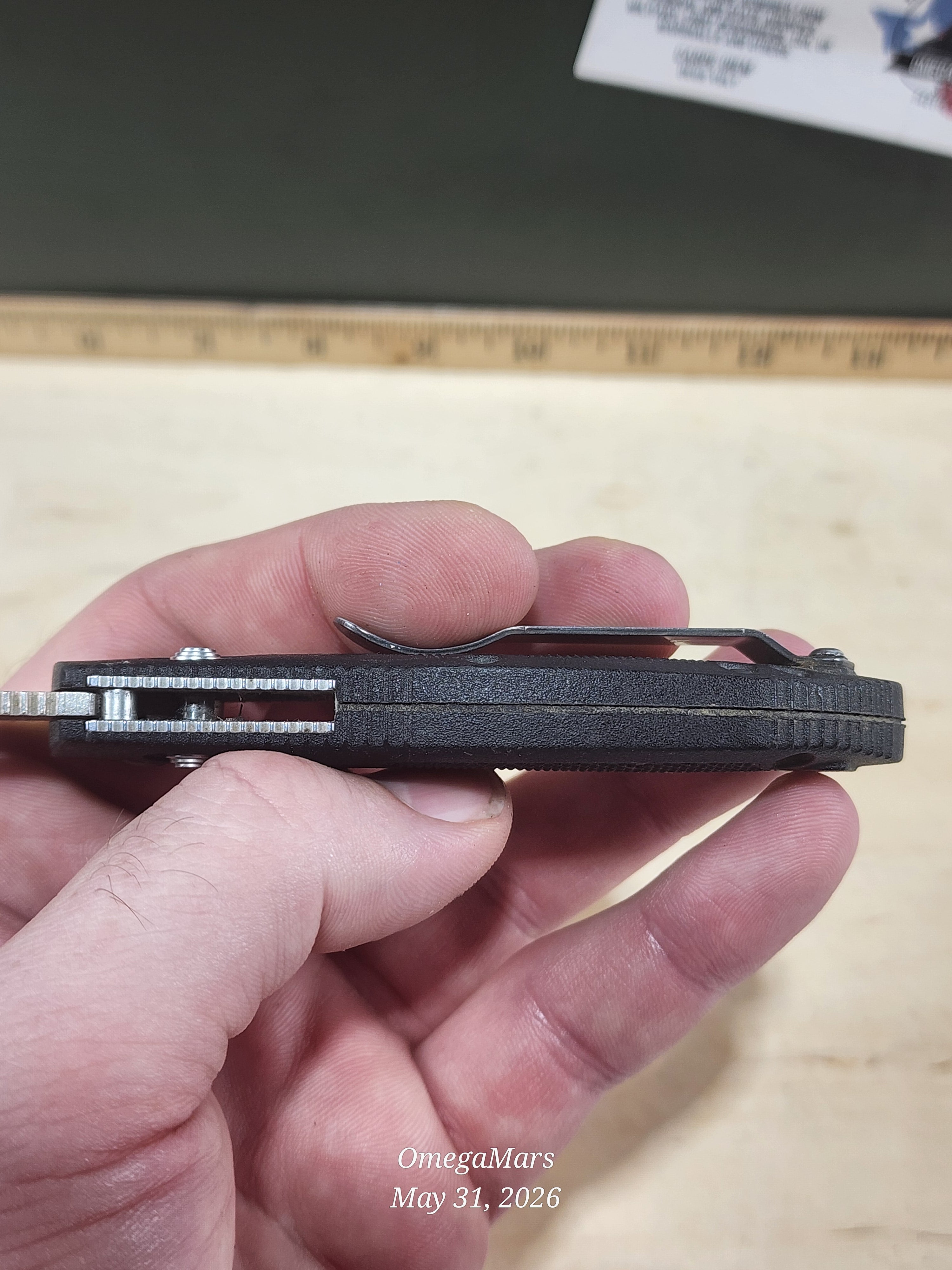 BENCHMADE 555 - S30V - Mini Griptilain - Light Usage/Dirty - #29Gr