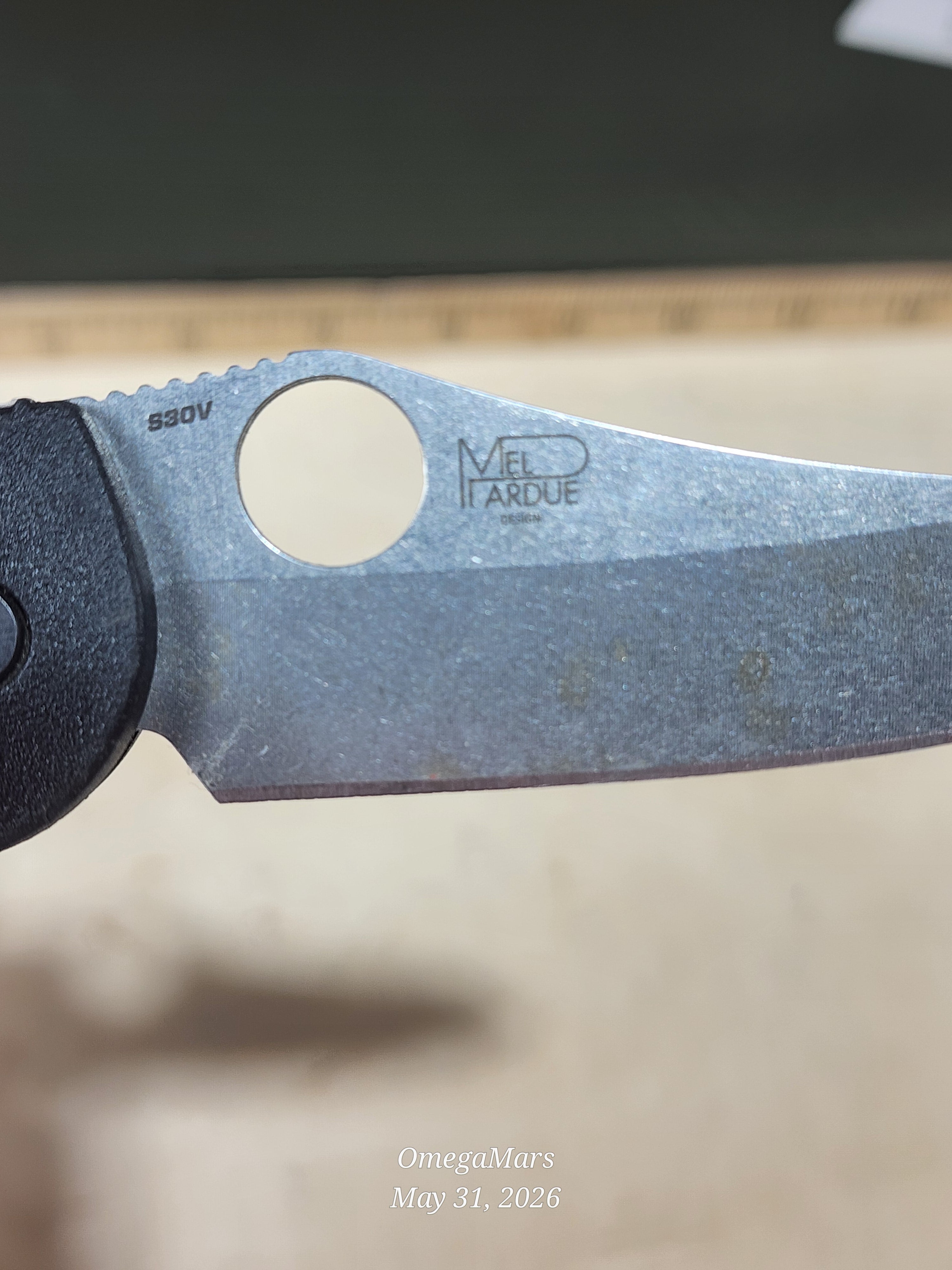 BENCHMADE 555 - S30V - Mini Griptilain - Light Usage/Dirty - #29Gr