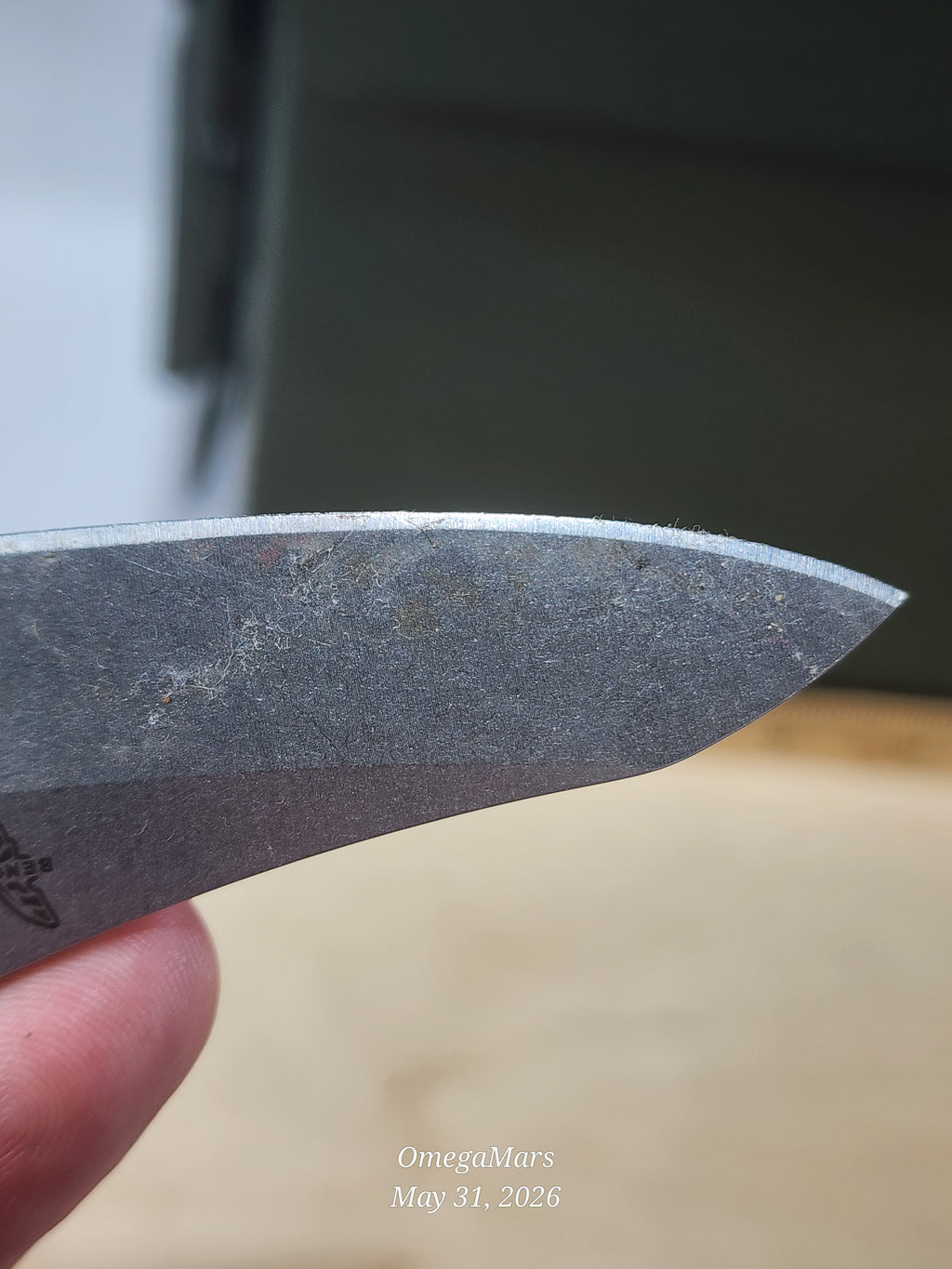 BENCHMADE 555 - S30V - Mini Griptilain - Light Usage/Dirty - #29Gr