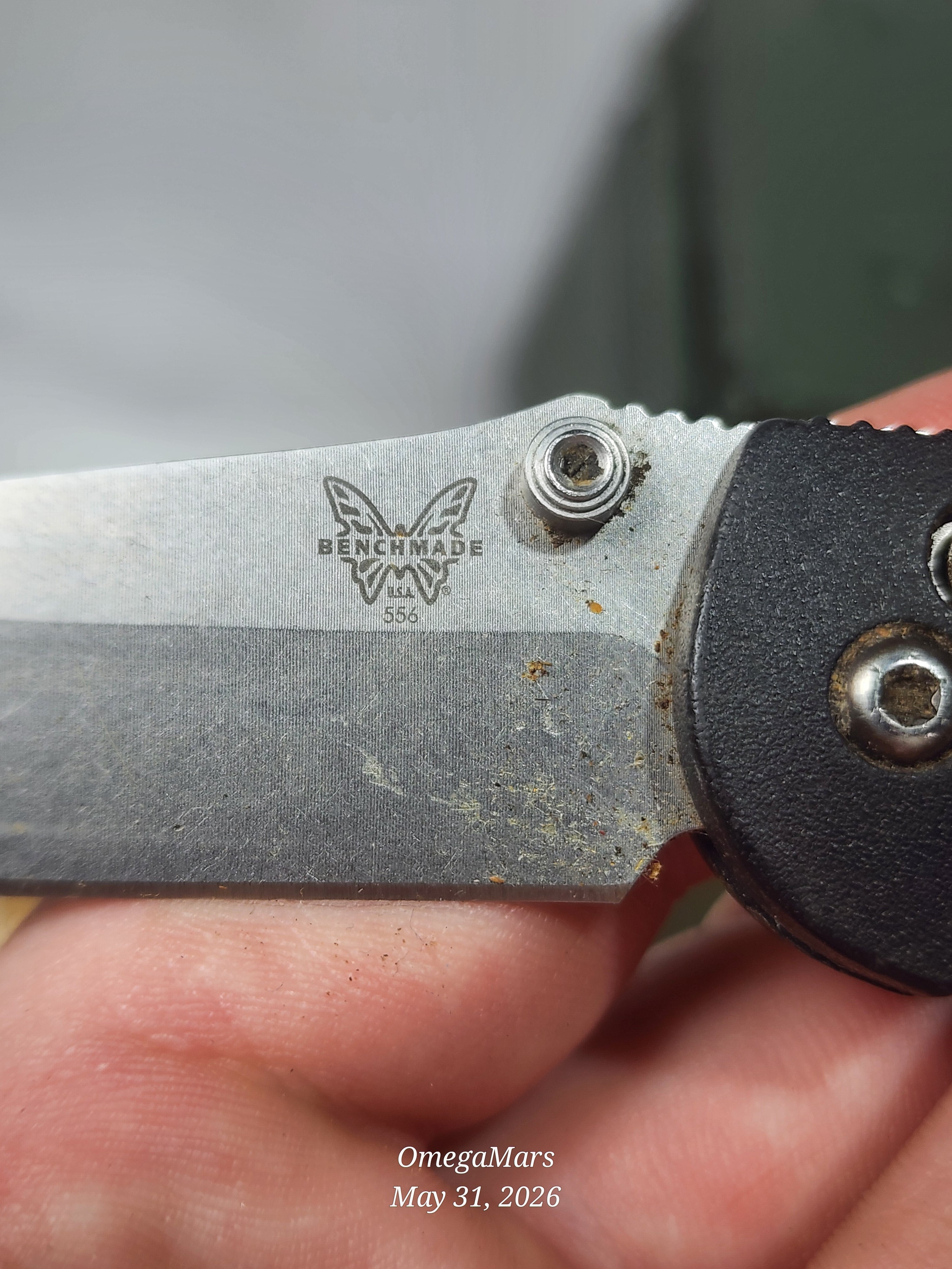 BENCHMADE 556 - S30V - Mini Griptilain - Light Usage/Dirty - #30Gr