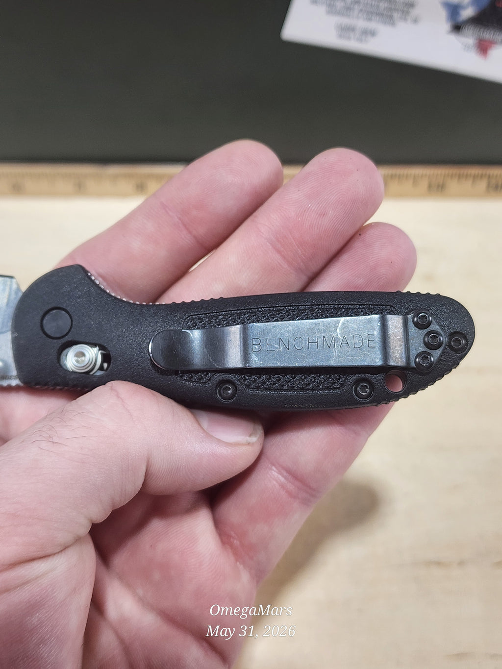 BENCHMADE 556 - S30V - Mini Griptilain - Light Usage/Dirty - #31Gr