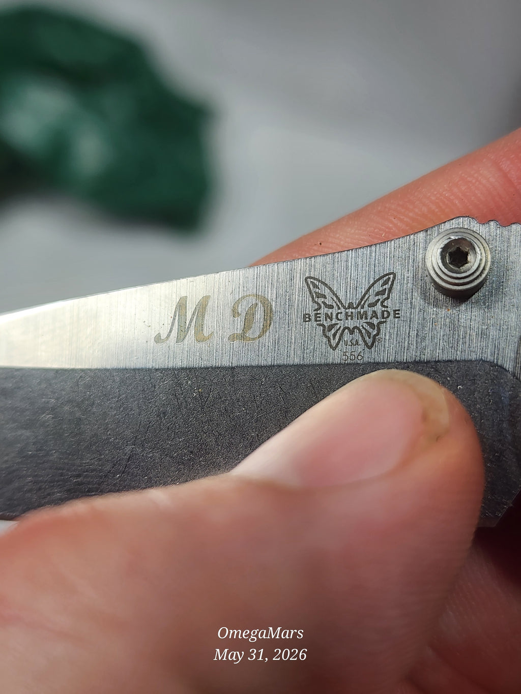 BENCHMADE 556 - S30V - Mini Griptilain - Light Usage/Dirty - #31Gr
