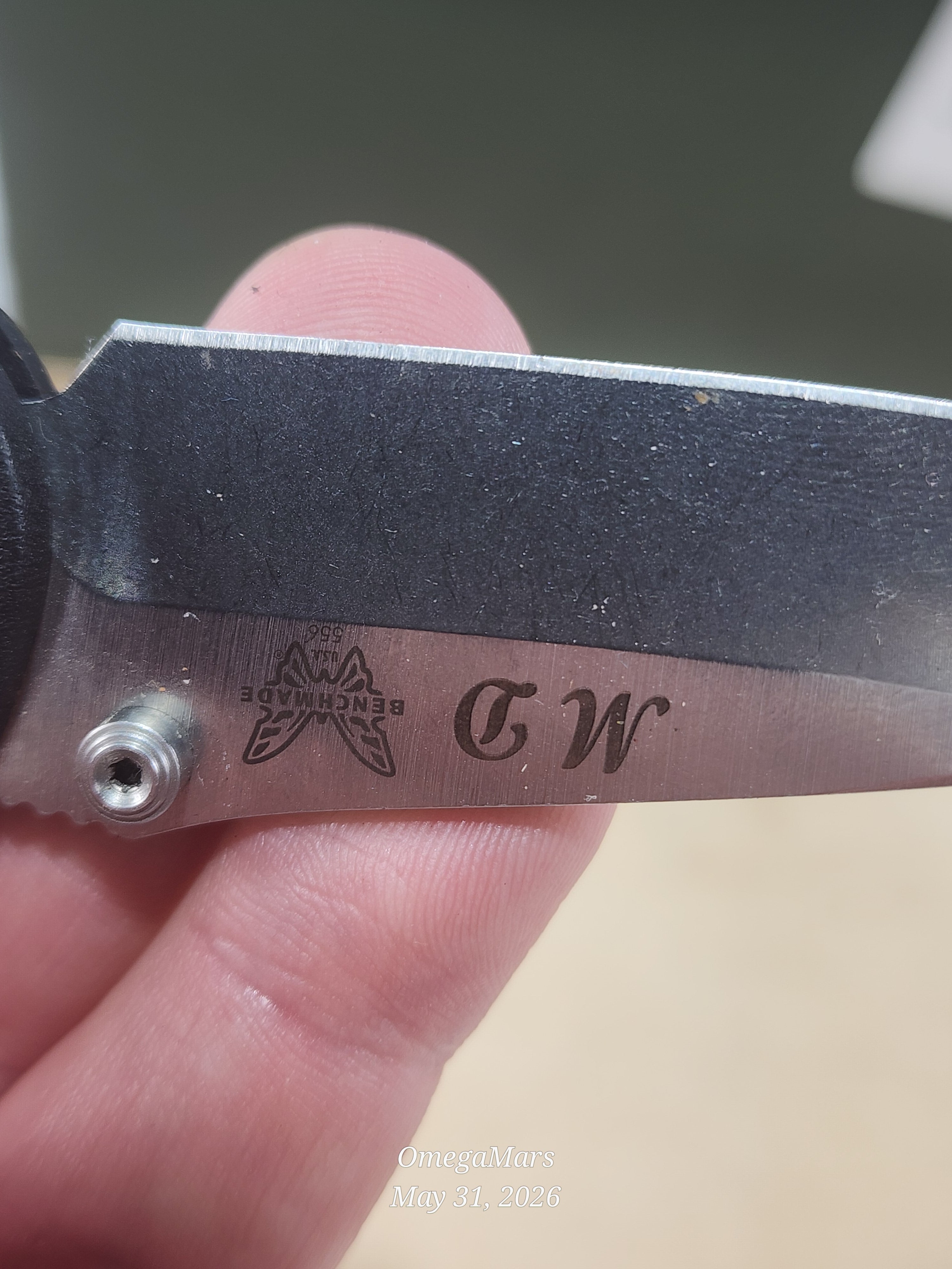 BENCHMADE 556 - S30V - Mini Griptilain - Light Usage/Dirty - #31Gr