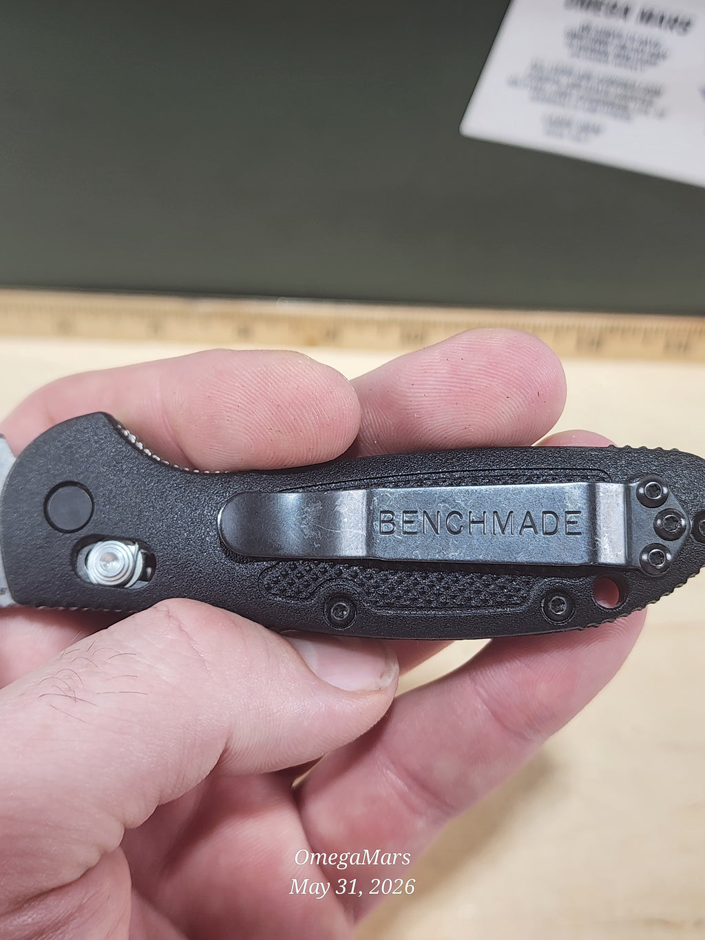 BENCHMADE 556 - S30V - Mini Griptilain - Light Usage/Dirty - #32Gr