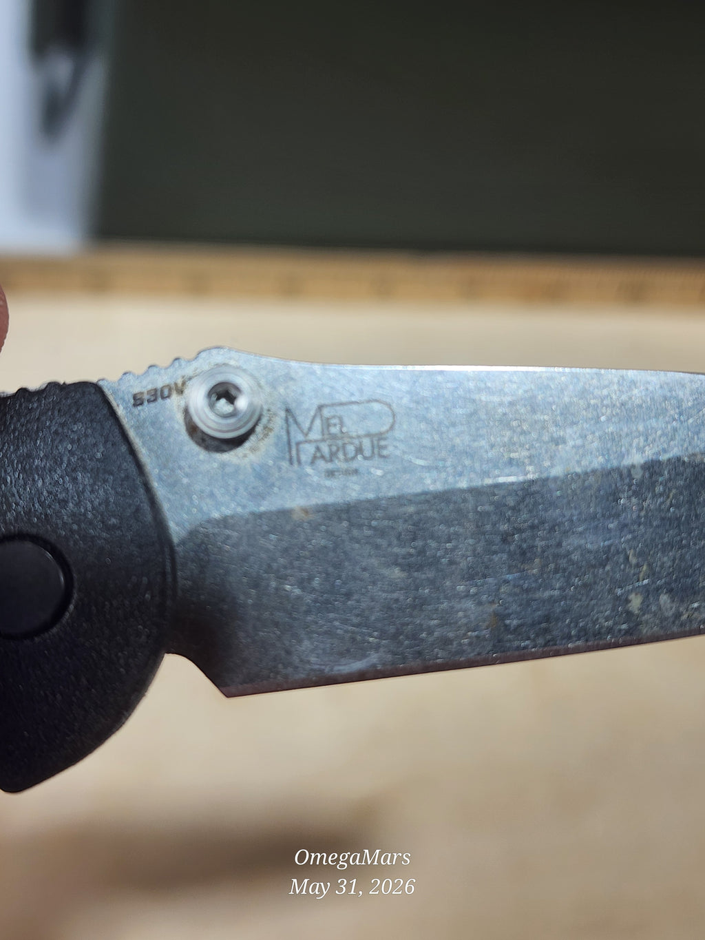 BENCHMADE 556 - S30V - Mini Griptilain - Light Usage/Dirty - #32Gr