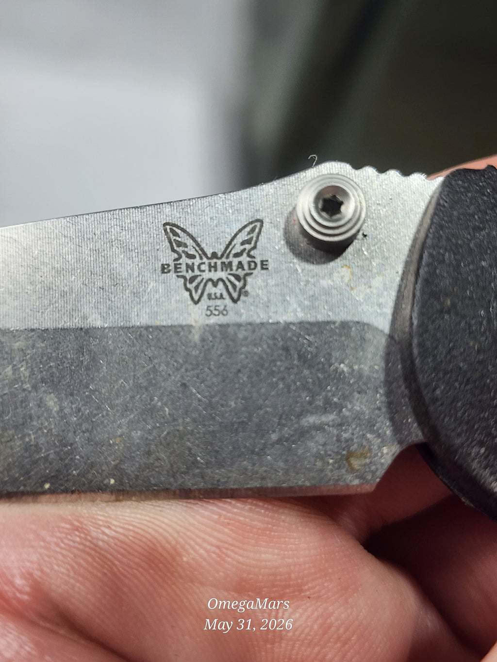 BENCHMADE 556 - S30V - Mini Griptilain - Light Usage/Dirty - #32Gr