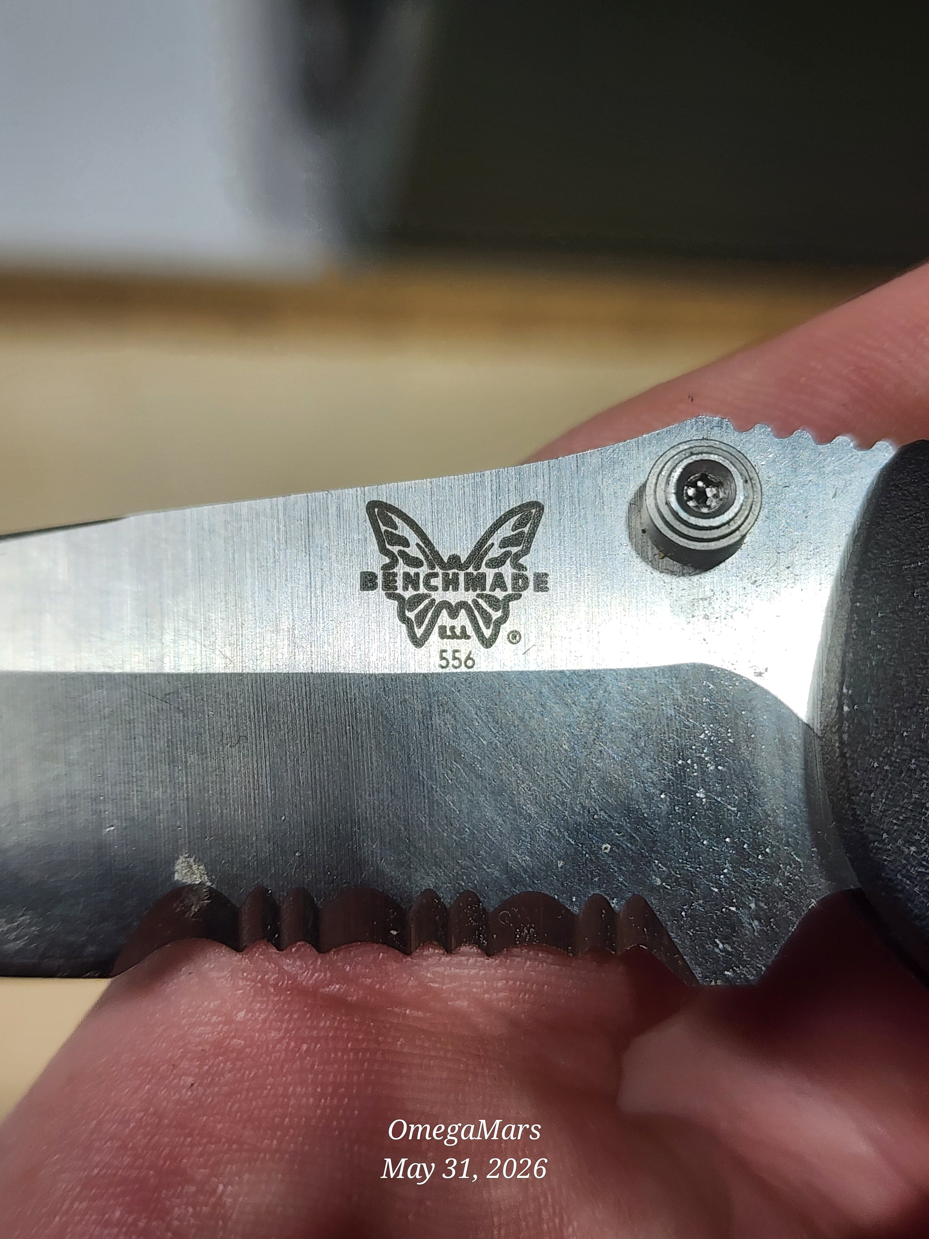 BENCHMADE 556 - 154CM - Mini Griptilain - Light Usage/Dirty - #33Gr