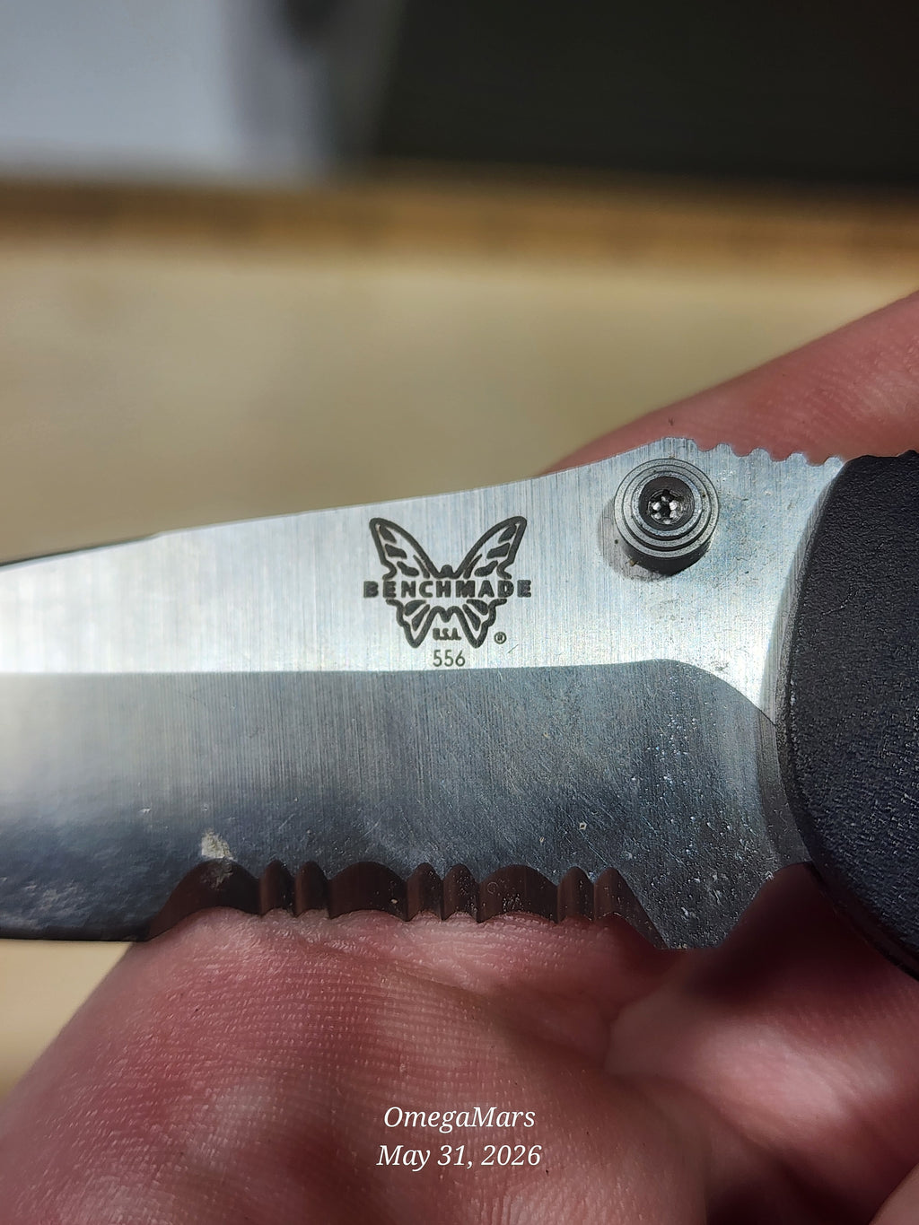 BENCHMADE 556 - 154CM - Mini Griptilain - Light Usage/Dirty - #33Gr