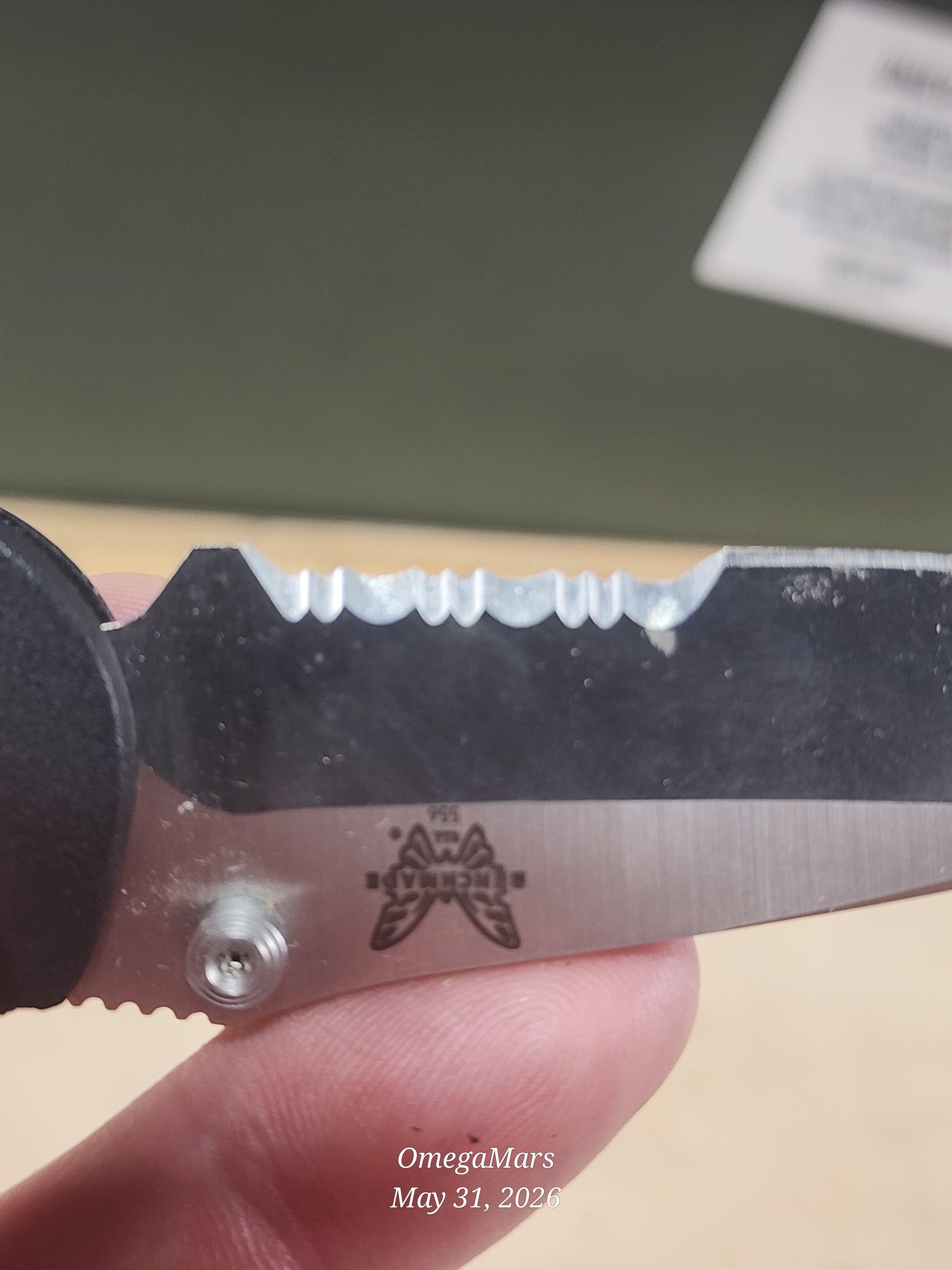 BENCHMADE 556 - 154CM - Mini Griptilain - Light Usage/Dirty - #33Gr