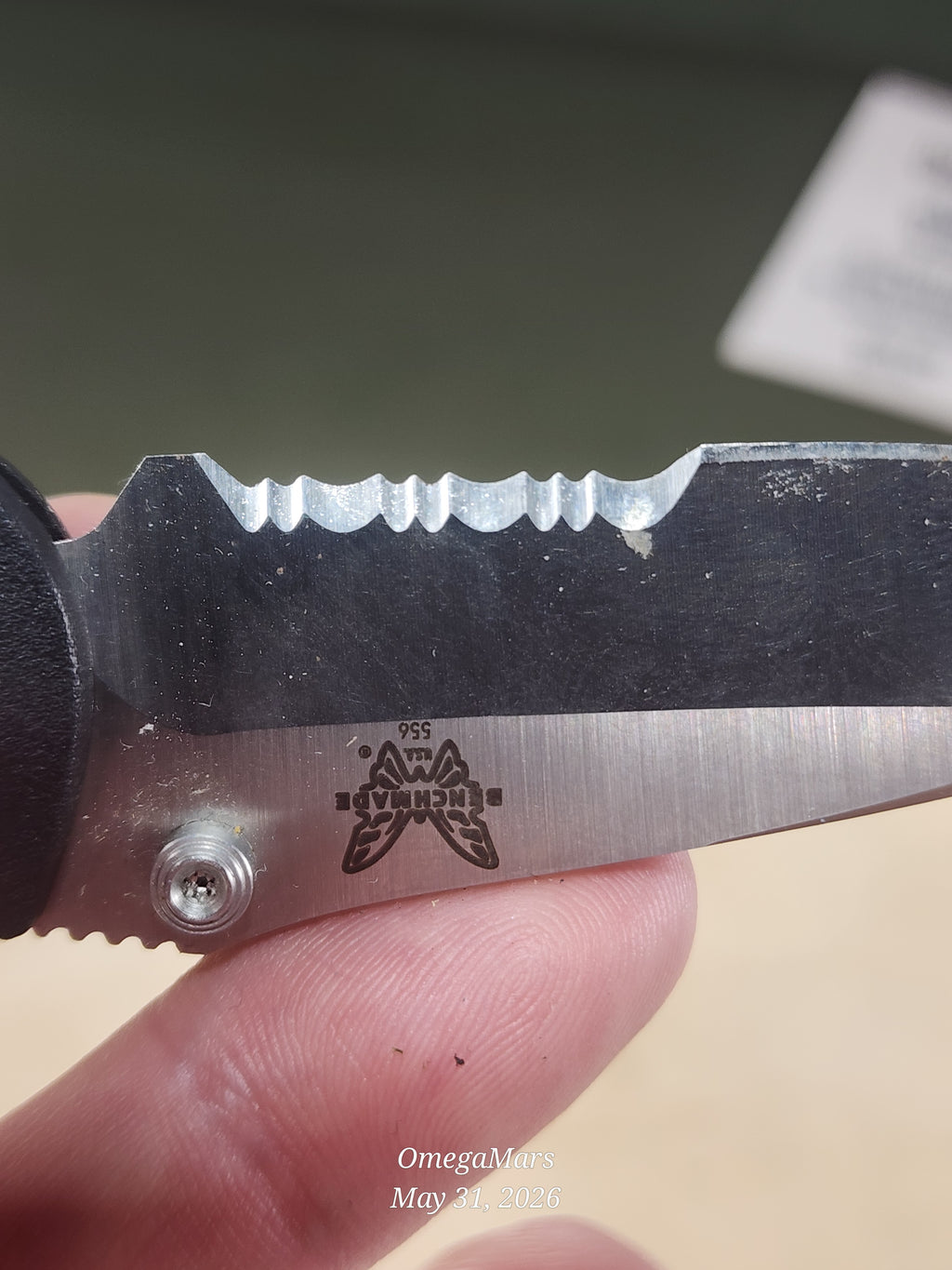 BENCHMADE 556 - 154CM - Mini Griptilain - Light Usage/Dirty - #33Gr