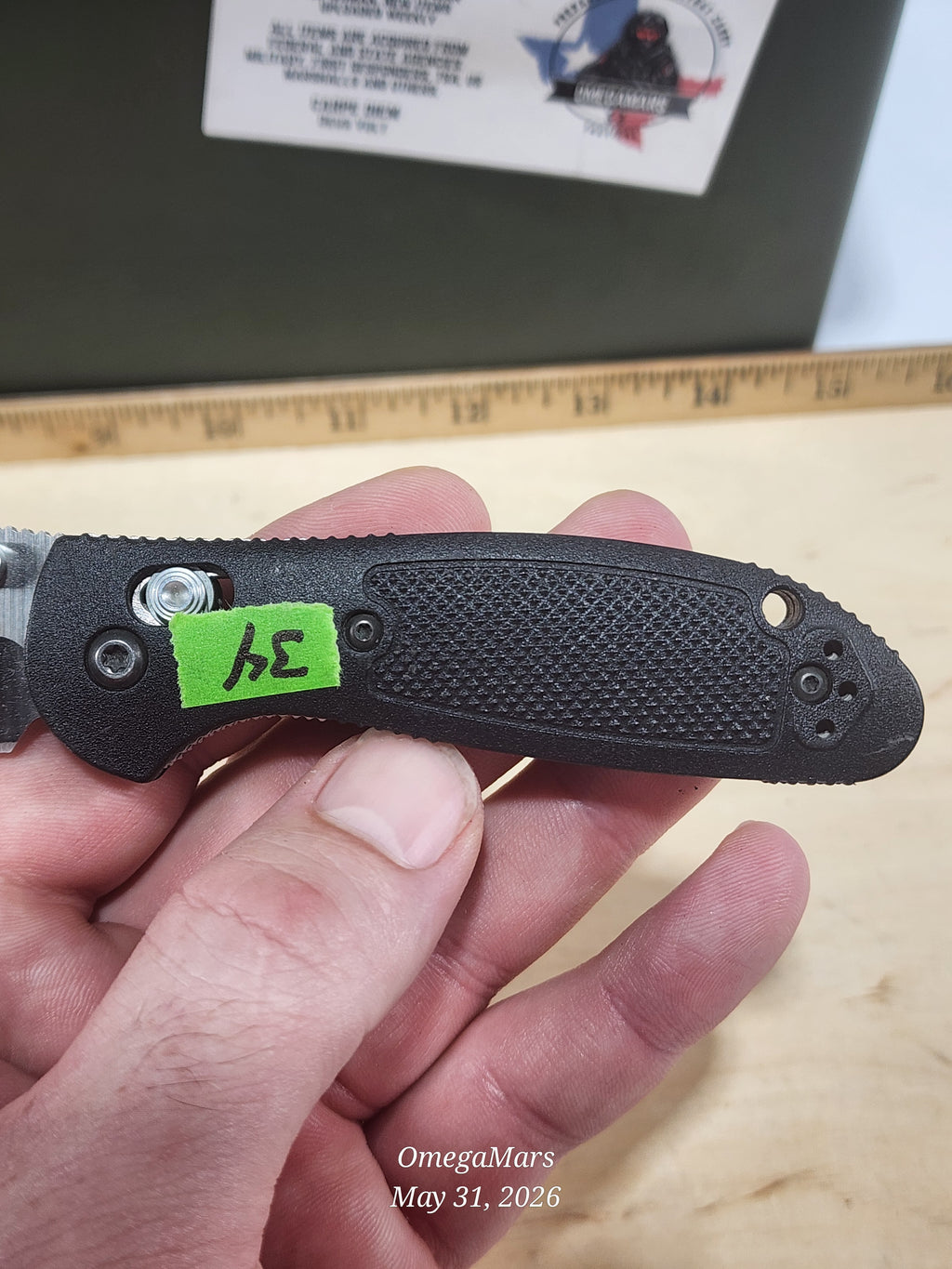 BENCHMADE 556 - 154CM - Mini Griptilain - Light Usage/Dirty - #34Gr