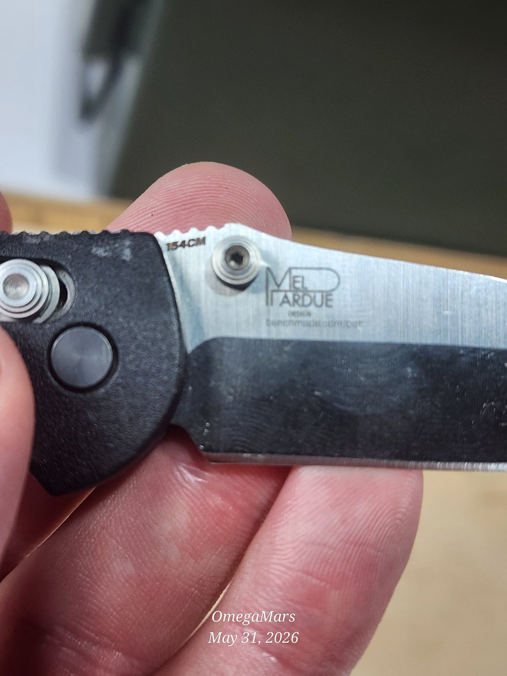 BENCHMADE 556 - 154CM - Mini Griptilain - Light Usage/Dirty - #34Gr
