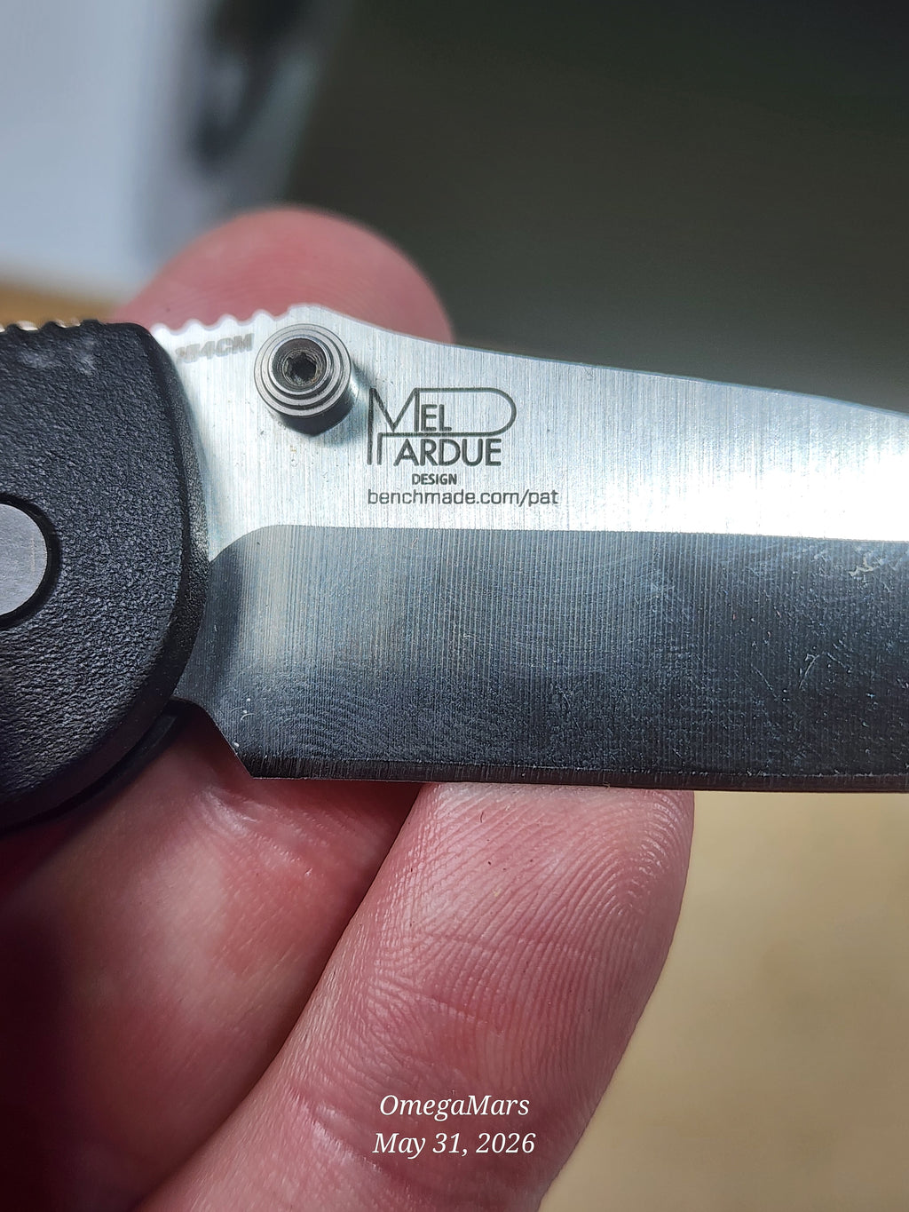 BENCHMADE 556 - 154CM - Mini Griptilain - Light Usage/Dirty - #34Gr