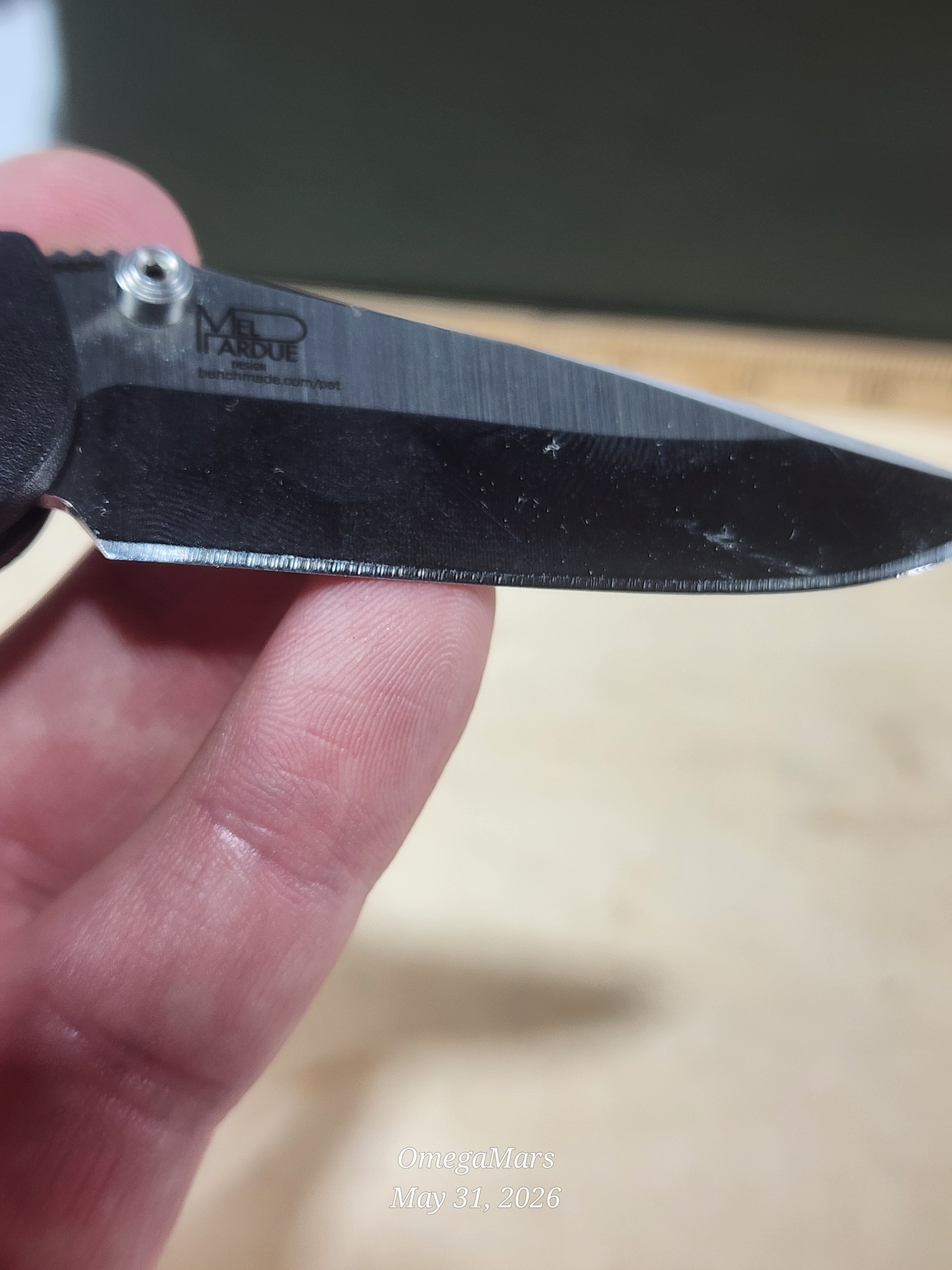 BENCHMADE 556 - 154CM - Mini Griptilain - Light Usage/Dirty - #34Gr