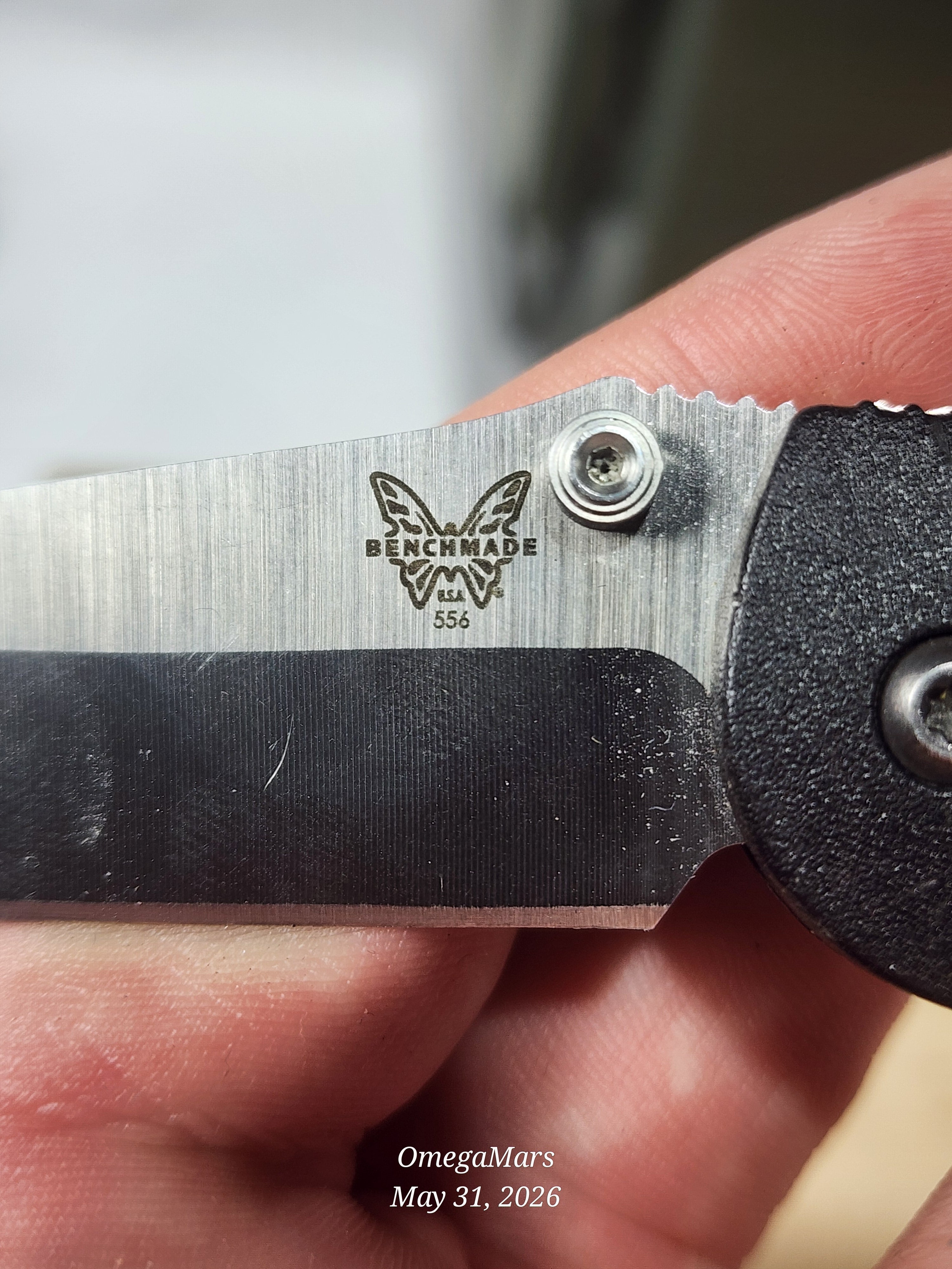 BENCHMADE 556 - 154CM - Mini Griptilain - Light Usage/Dirty - #34Gr