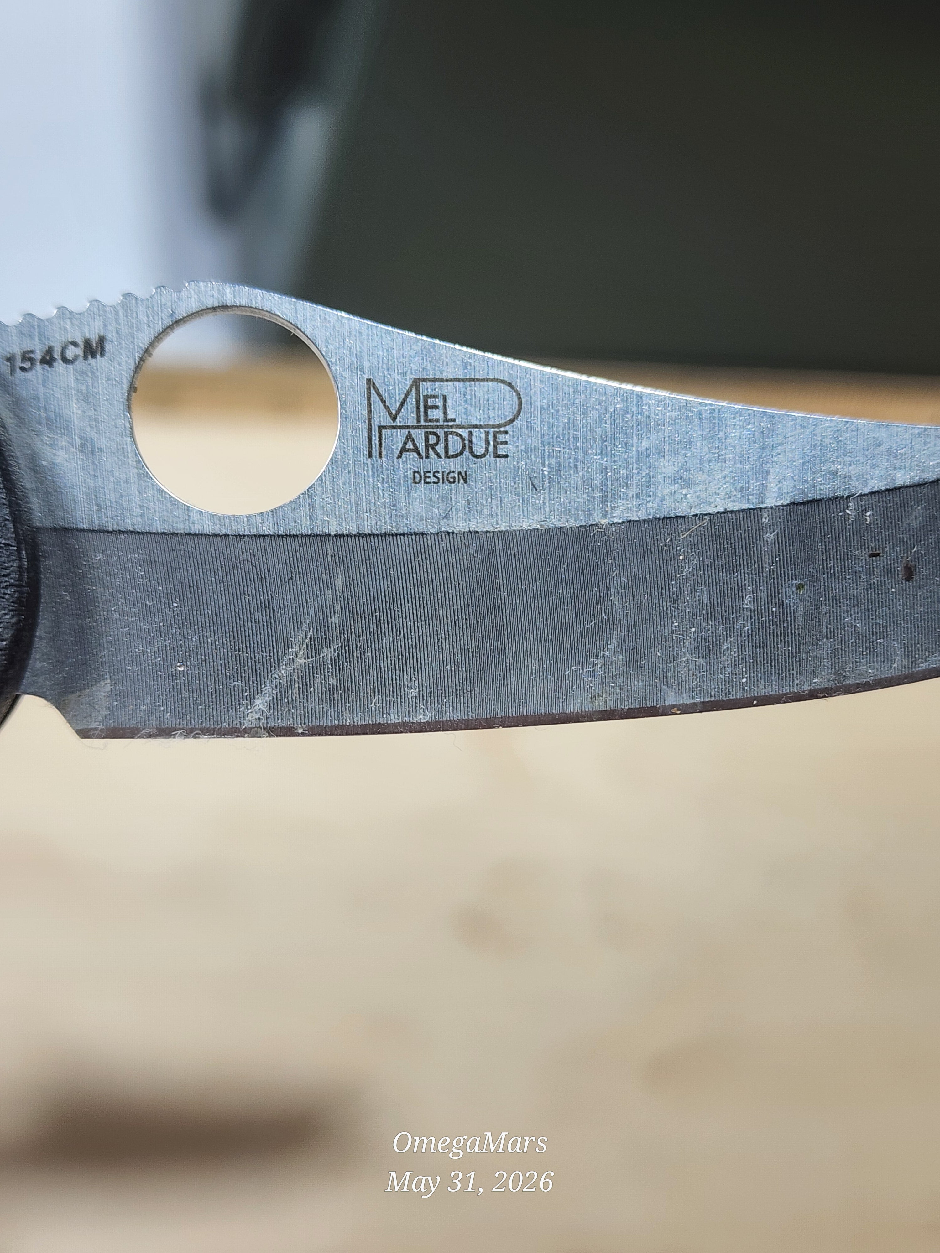 BENCHMADE 555 - 154CM - Mini Griptilain - Light Usage/Dirty - #35Gr