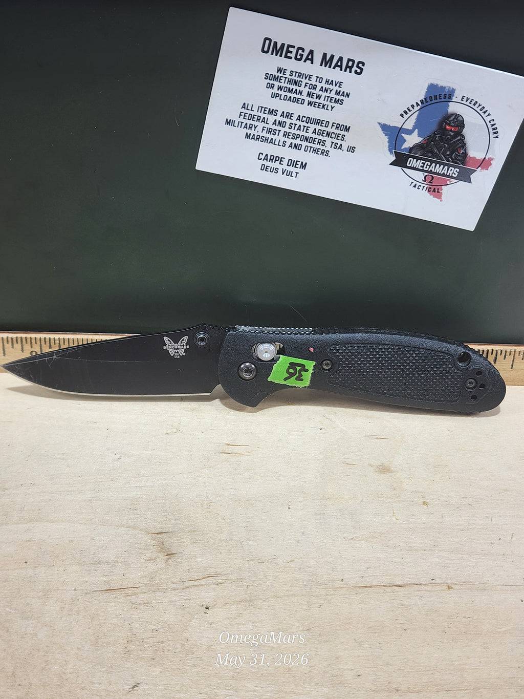 BENCHMADE 556 - 154CM - Mini Griptilain - Light Usage/Dirty - #36Gr