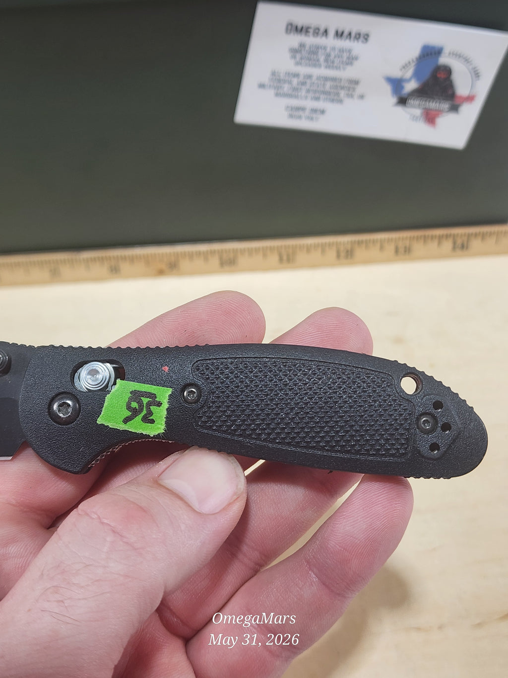 BENCHMADE 556 - 154CM - Mini Griptilain - Light Usage/Dirty - #36Gr