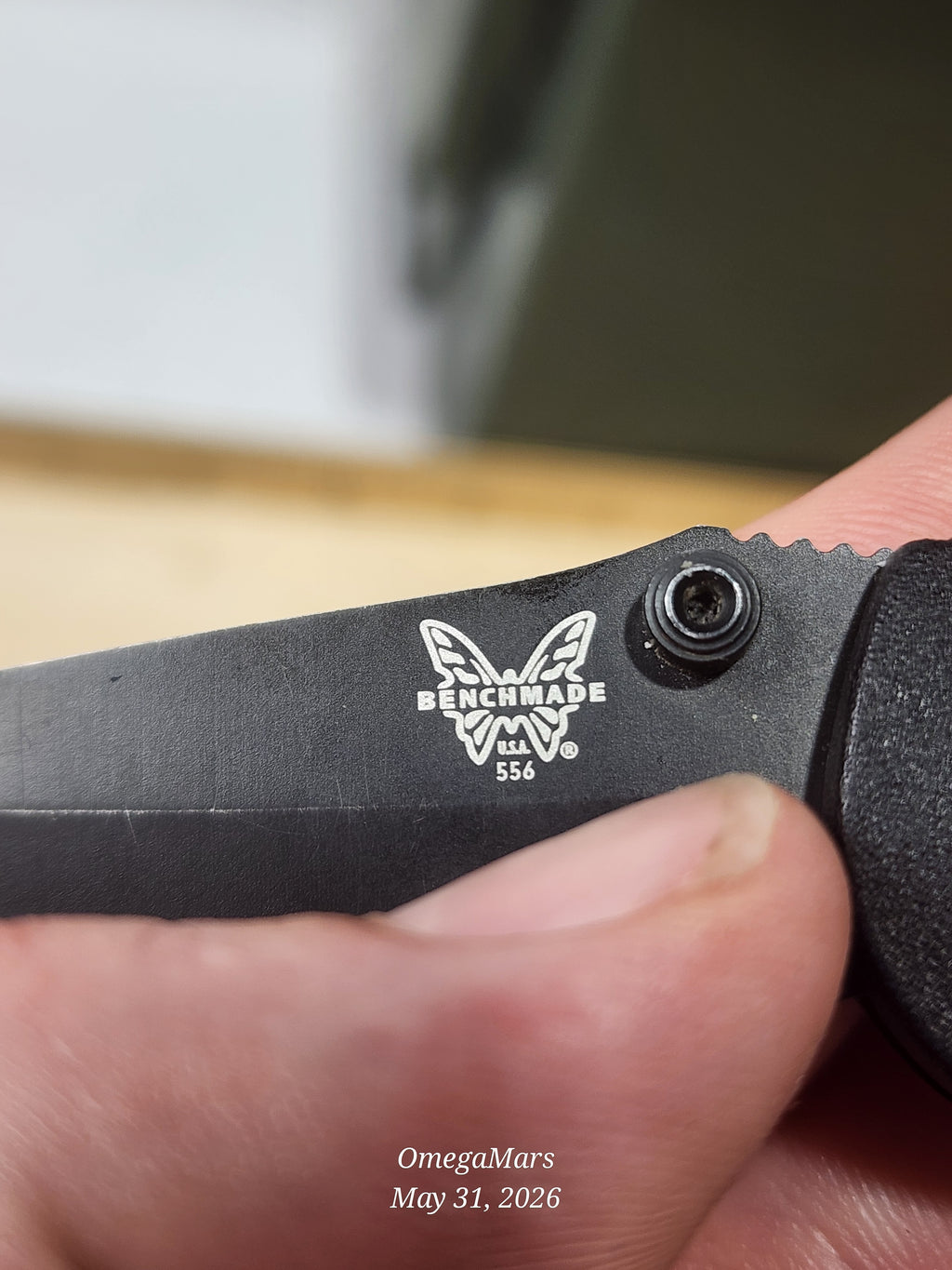 BENCHMADE 556 - 154CM - Mini Griptilain - Light Usage/Dirty - #36Gr