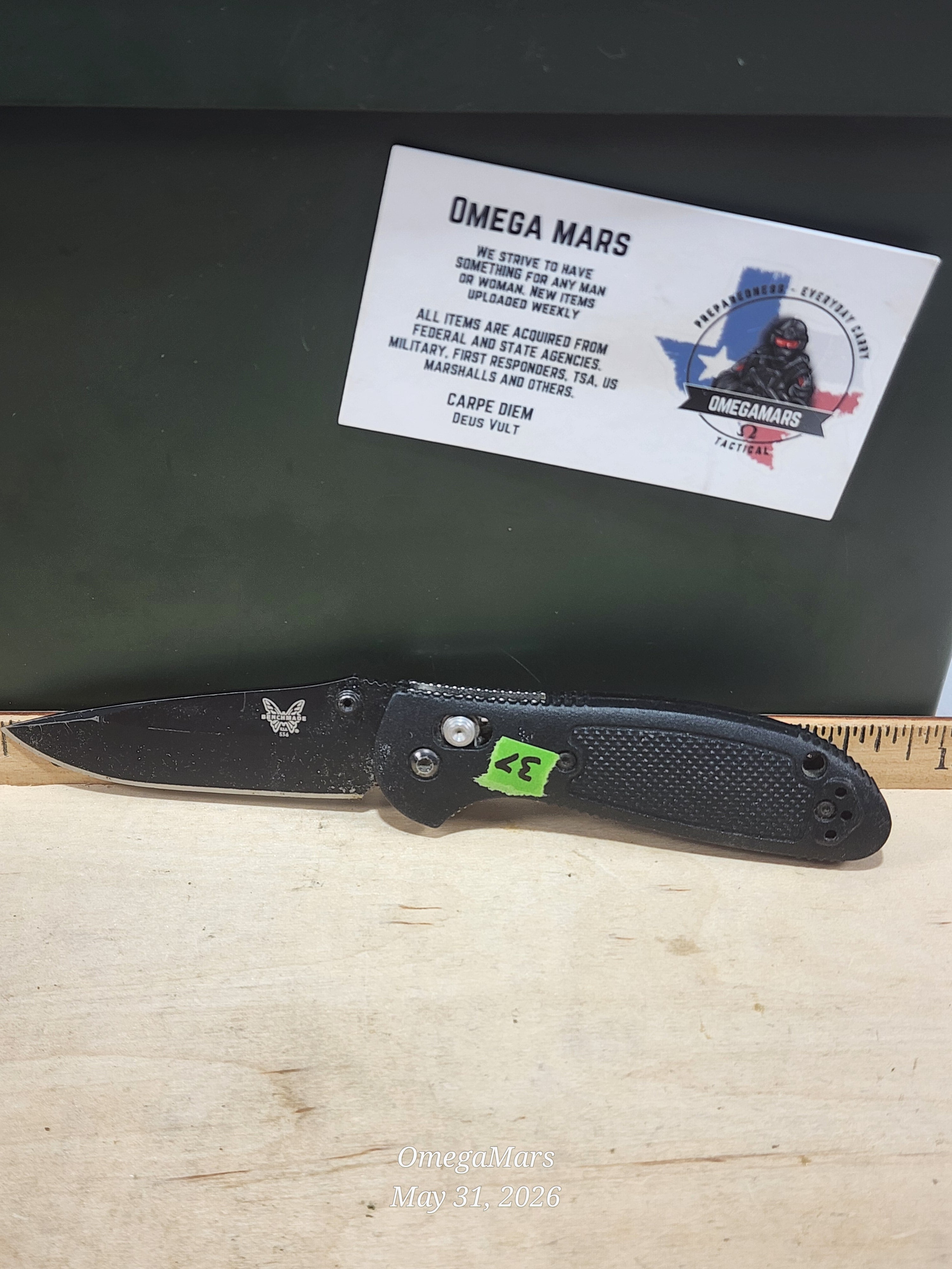 BENCHMADE 556 - 154CM - Mini Griptilain - Light Usage/Dirty - #37Gr