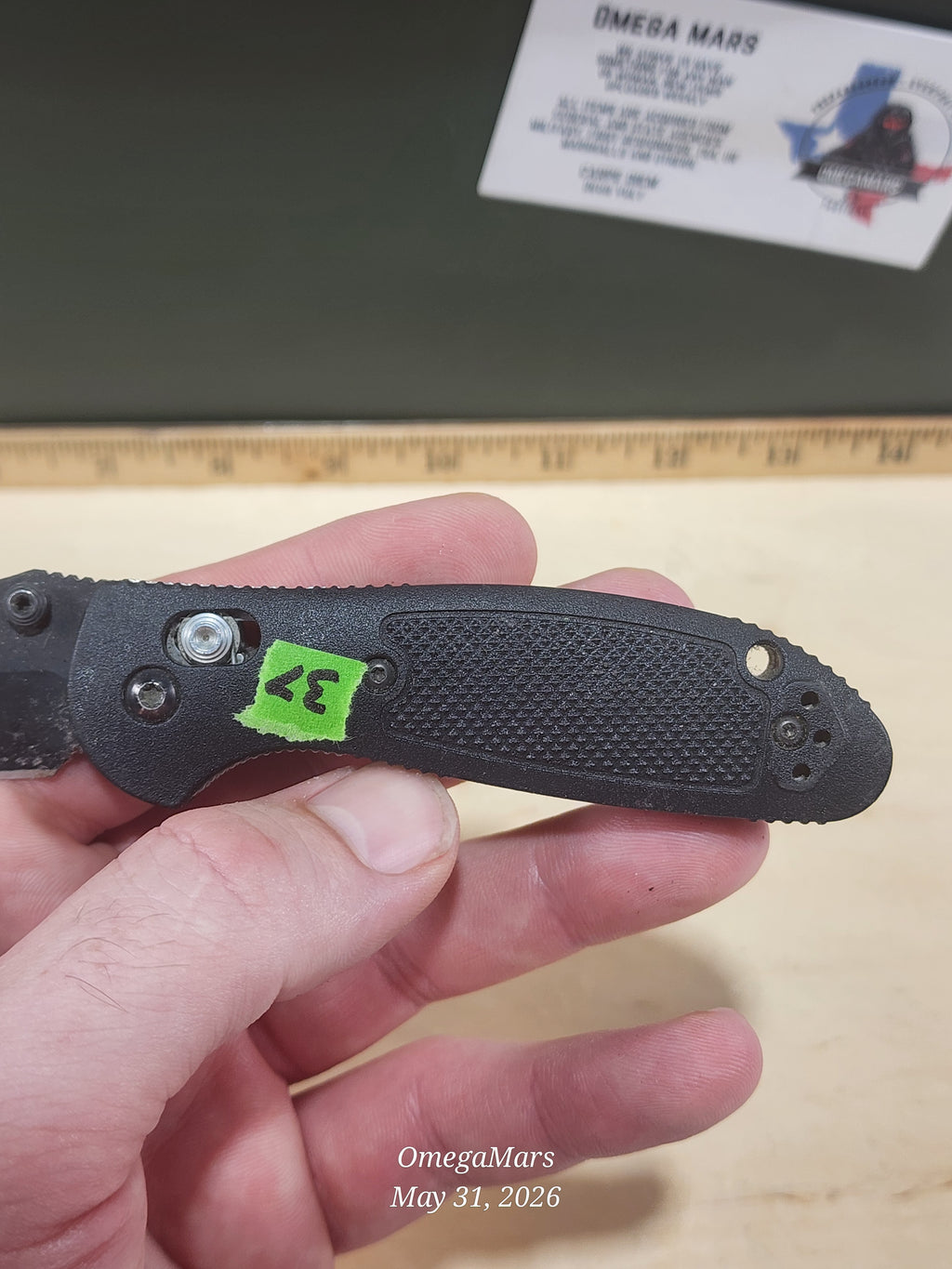 BENCHMADE 556 - 154CM - Mini Griptilain - Light Usage/Dirty - #37Gr