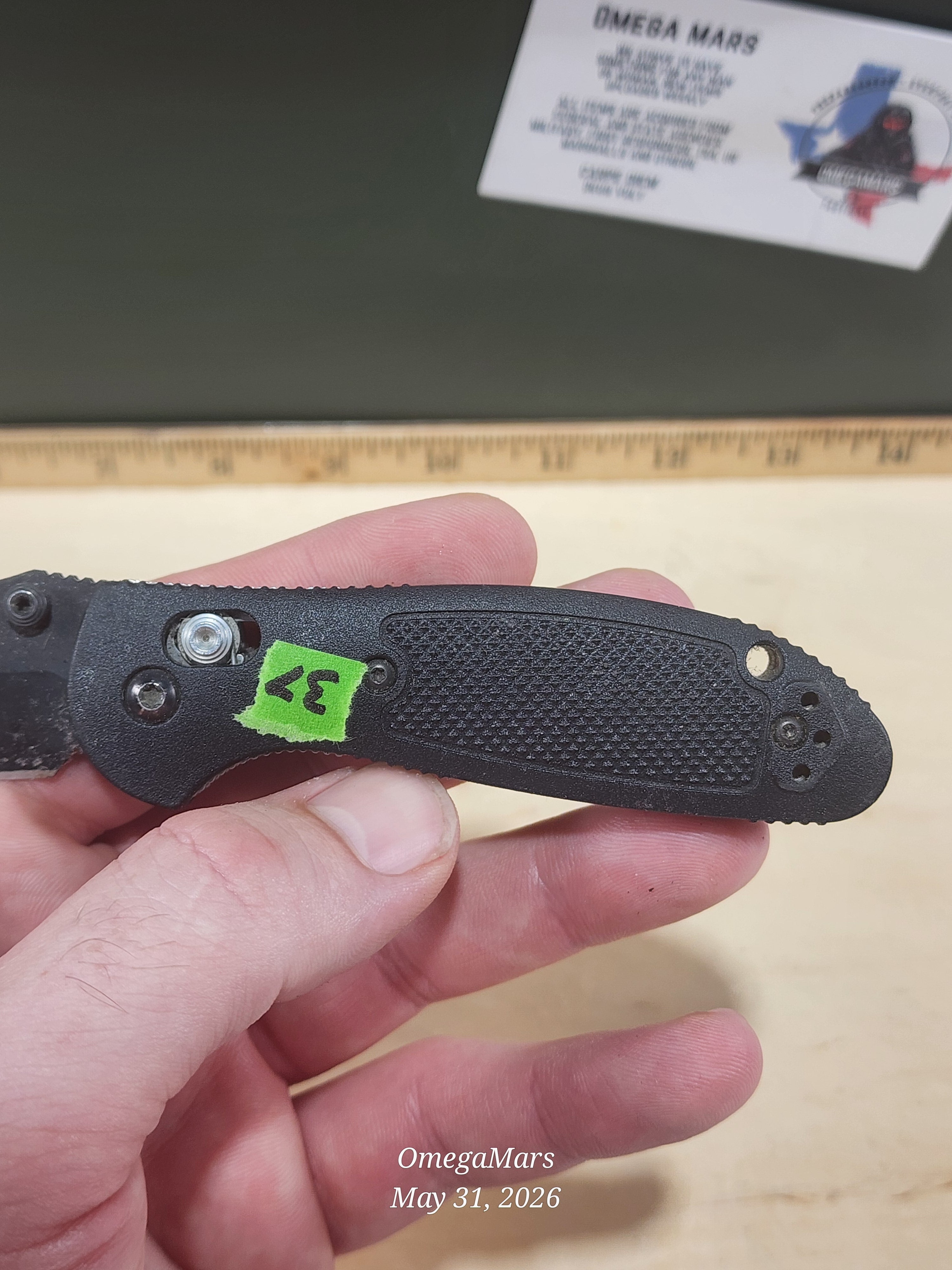 BENCHMADE 556 - 154CM - Mini Griptilain - Light Usage/Dirty - #37Gr