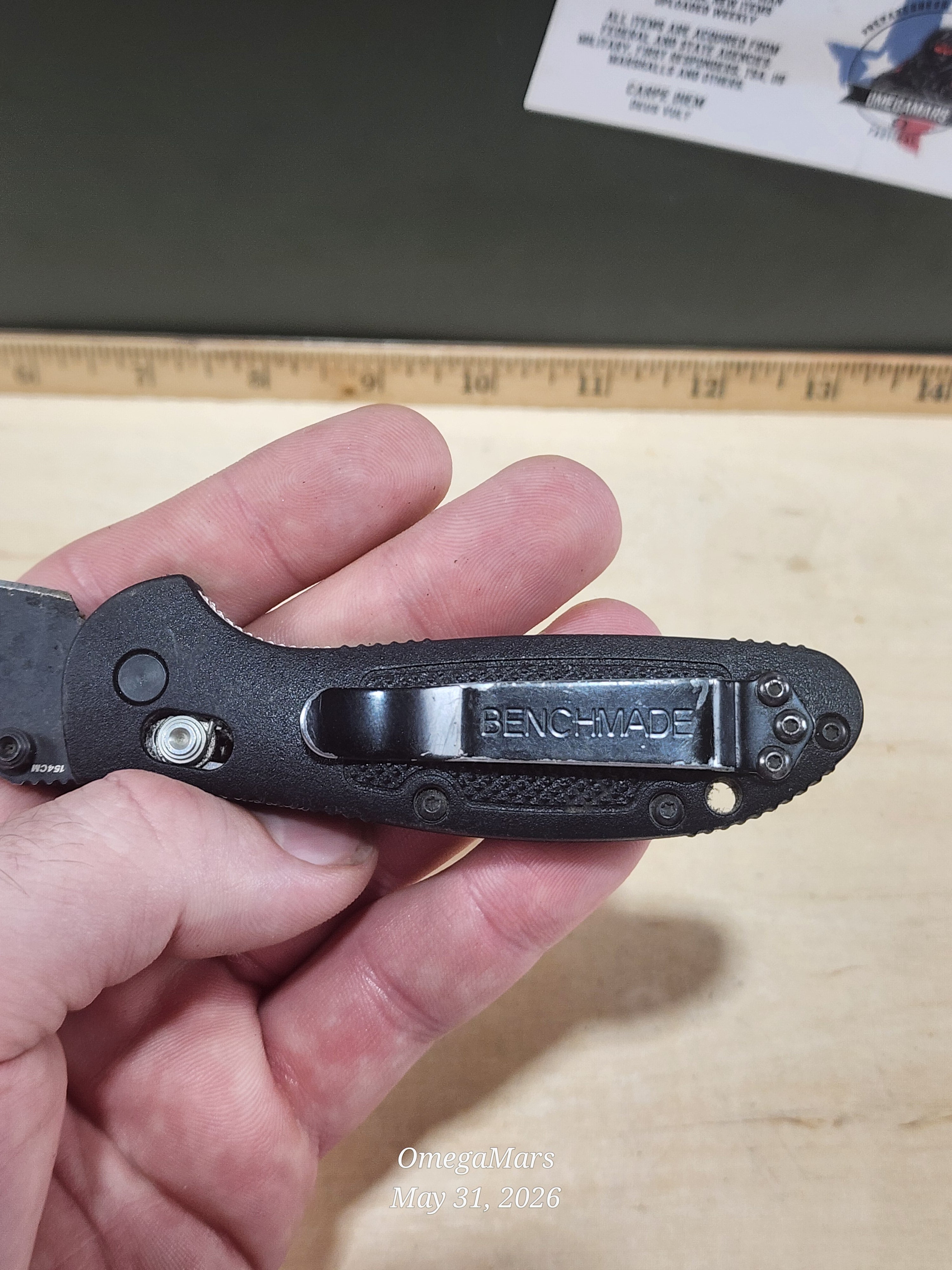 BENCHMADE 556 - 154CM - Mini Griptilain - Light Usage/Dirty - #37Gr