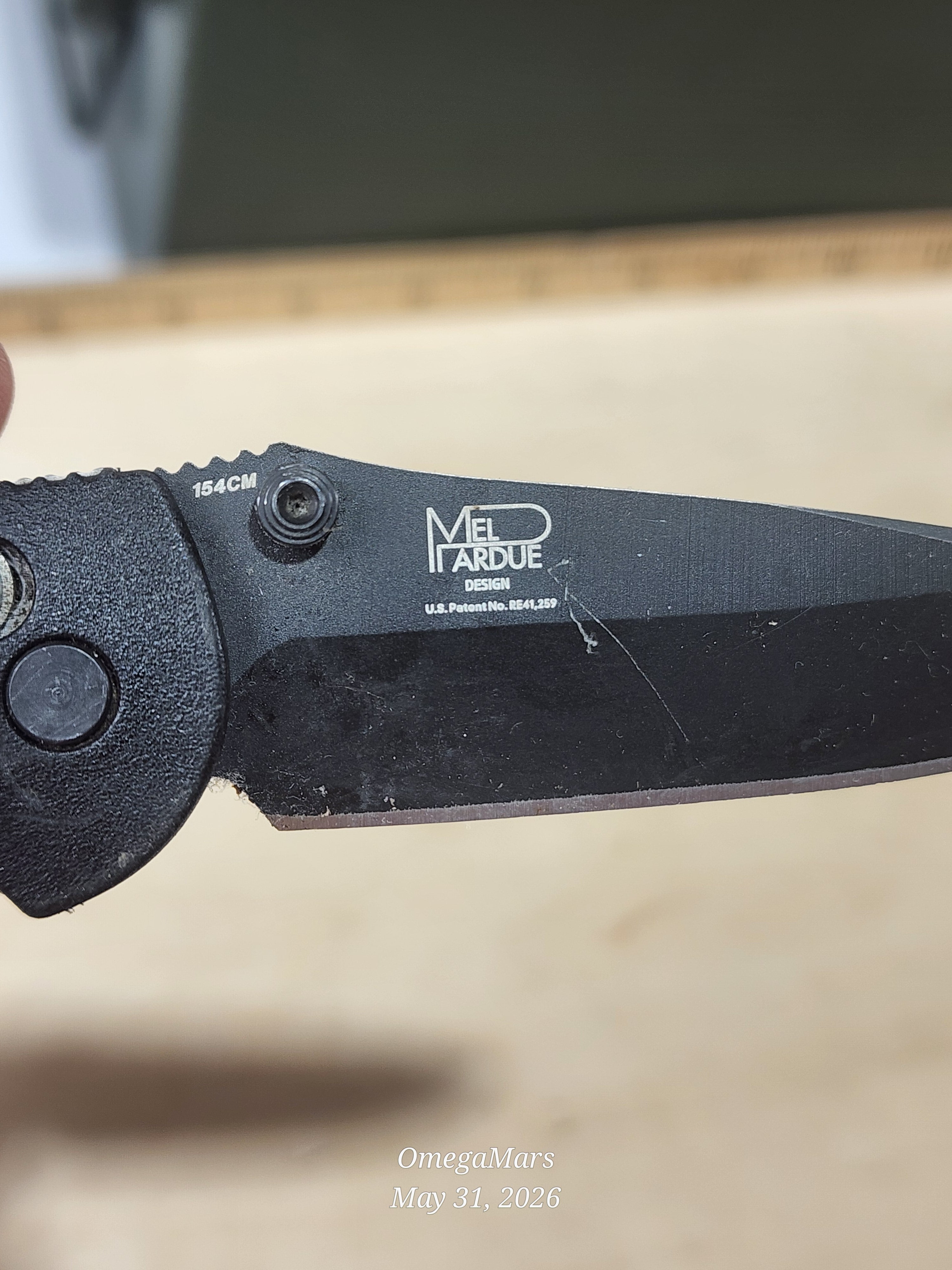 BENCHMADE 556 - 154CM - Mini Griptilain - Light Usage/Dirty - #37Gr
