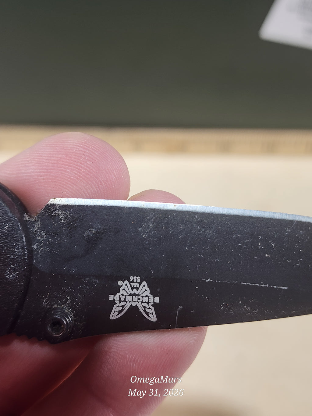 BENCHMADE 556 - 154CM - Mini Griptilain - Light Usage/Dirty - #37Gr